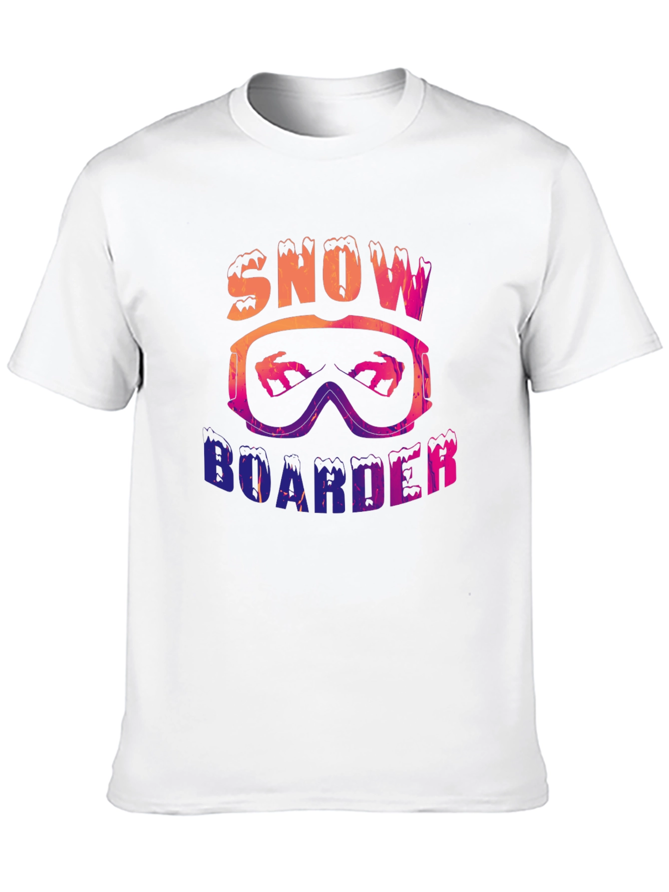 Snowboarder Graphic Tee - Black