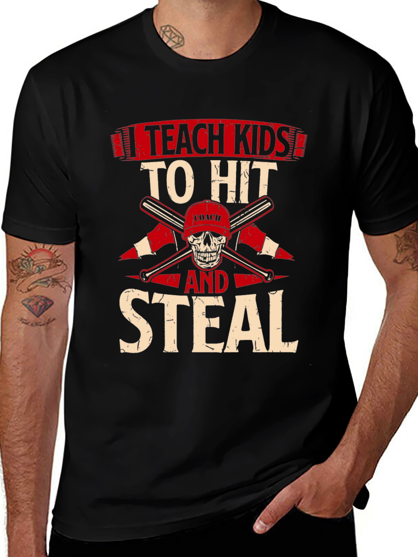 Teach Kids To Hit And Steal T-Shirt