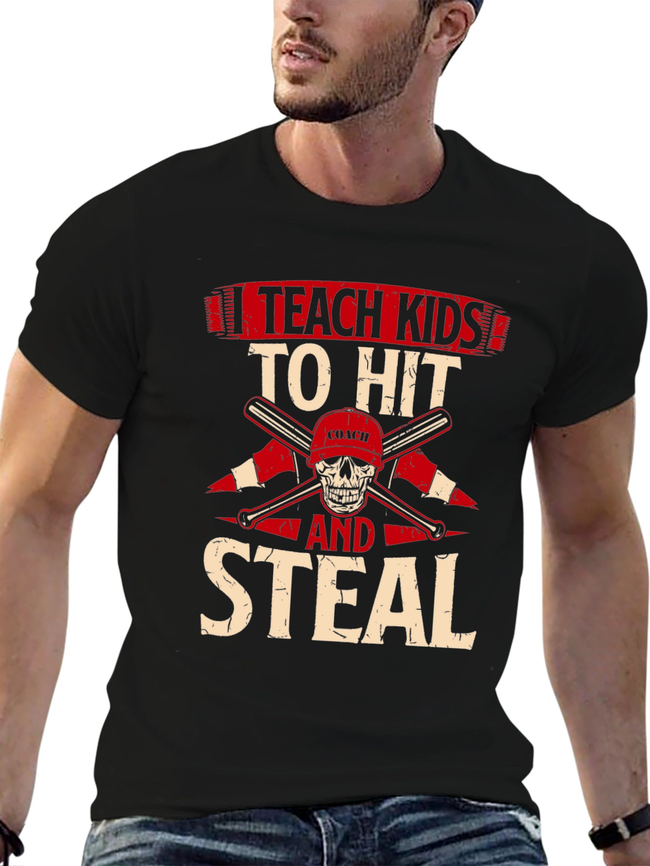 Teach Kids To Hit And Steal T-Shirt