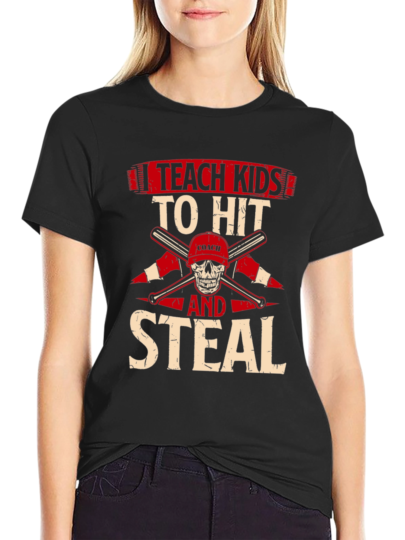 Teach Kids To Hit And Steal T-Shirt