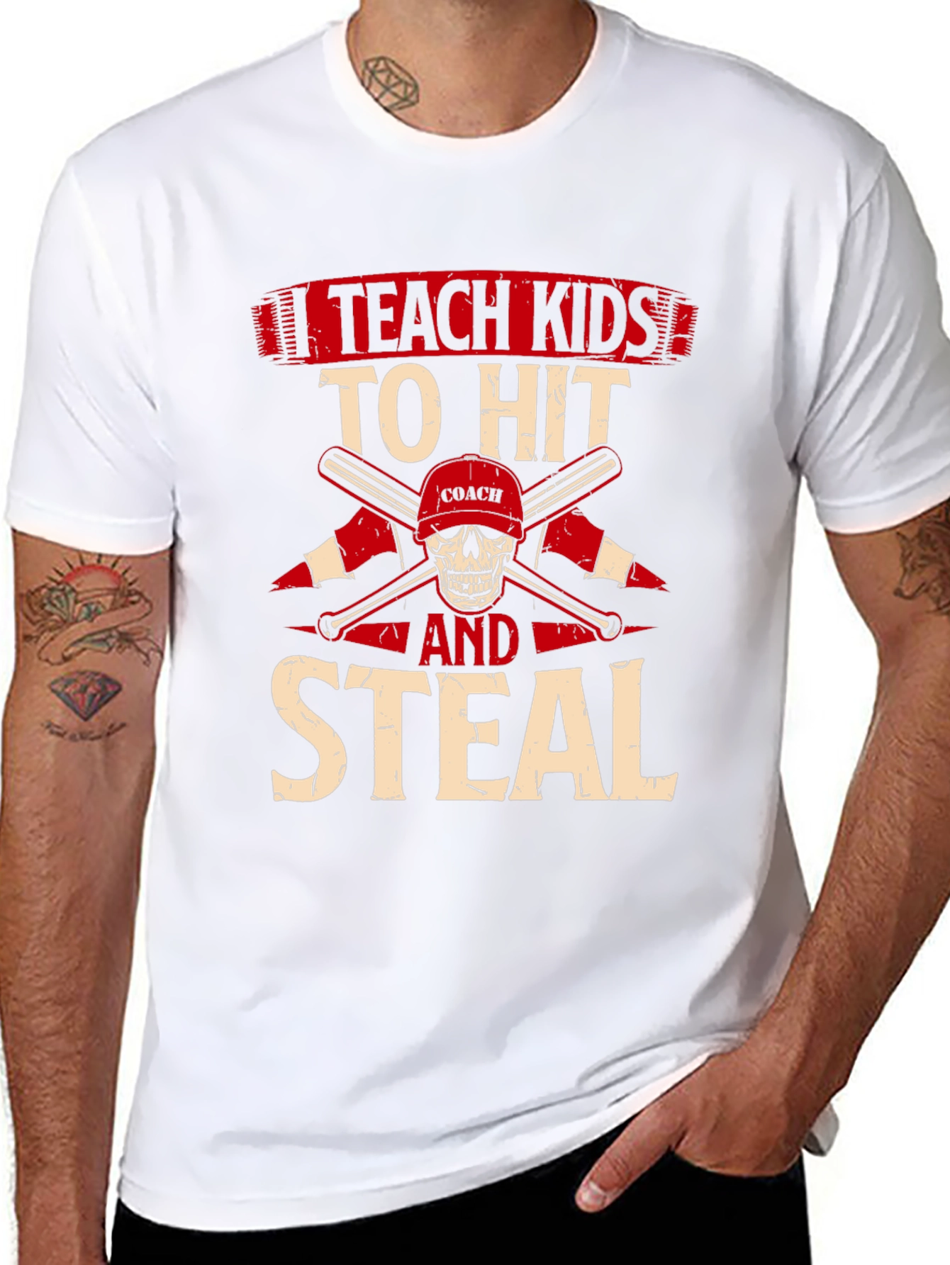 Teach Kids To Hit And Steal T-Shirt