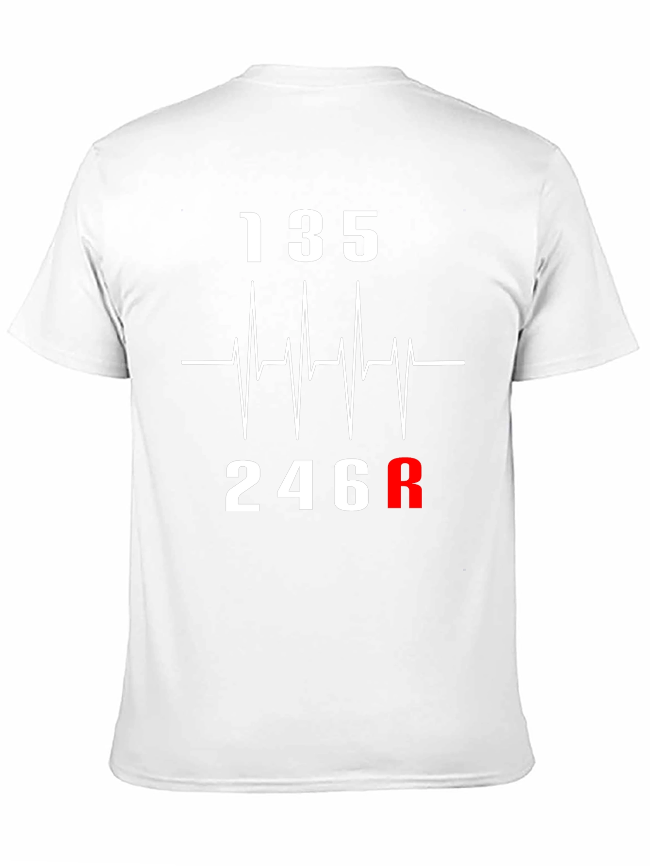 Heartbeat Gear Shift T-Shirt - Car Enthusiast Tee