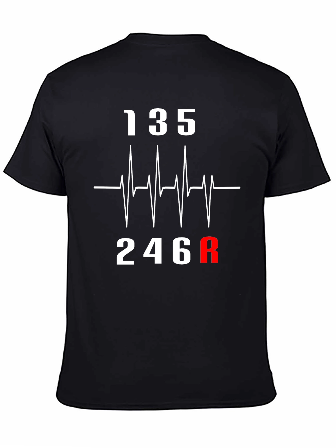 Heartbeat Gear Shift T-Shirt - Car Enthusiast Tee