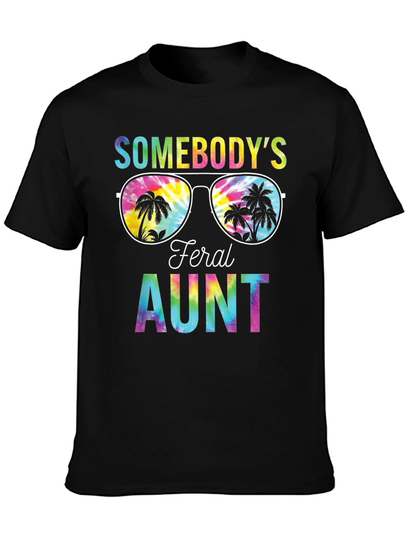 Feral Aunt Tie-Dye Graphic Tee