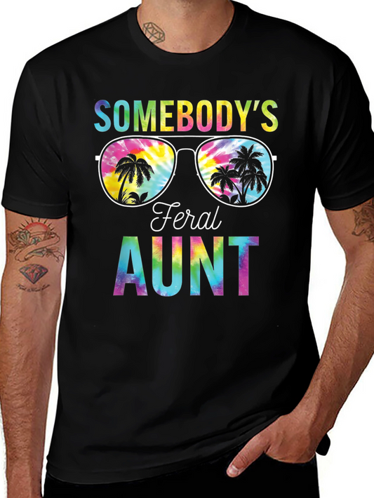 Feral Aunt Tie-Dye Graphic Tee