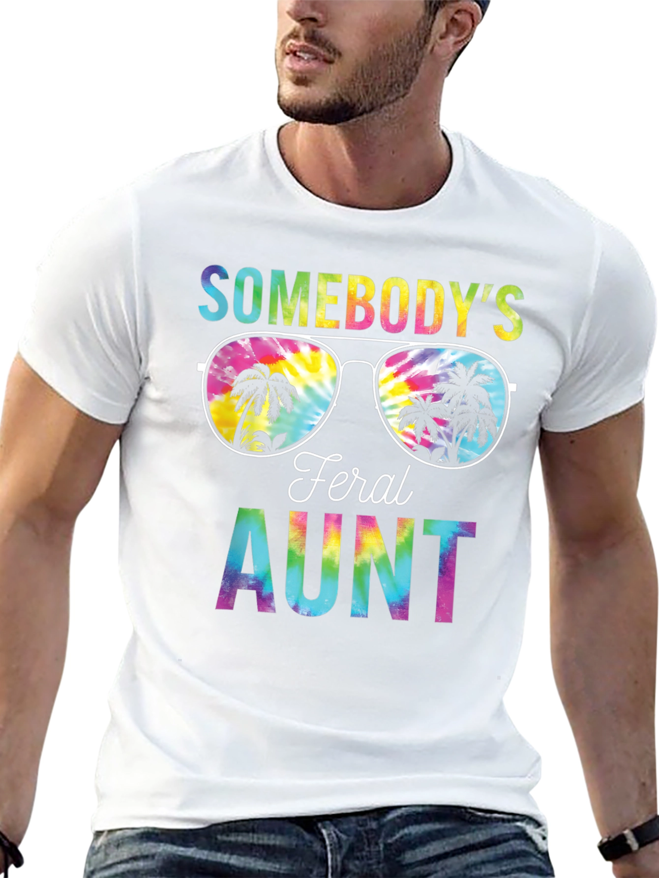 Feral Aunt Tie-Dye Graphic Tee