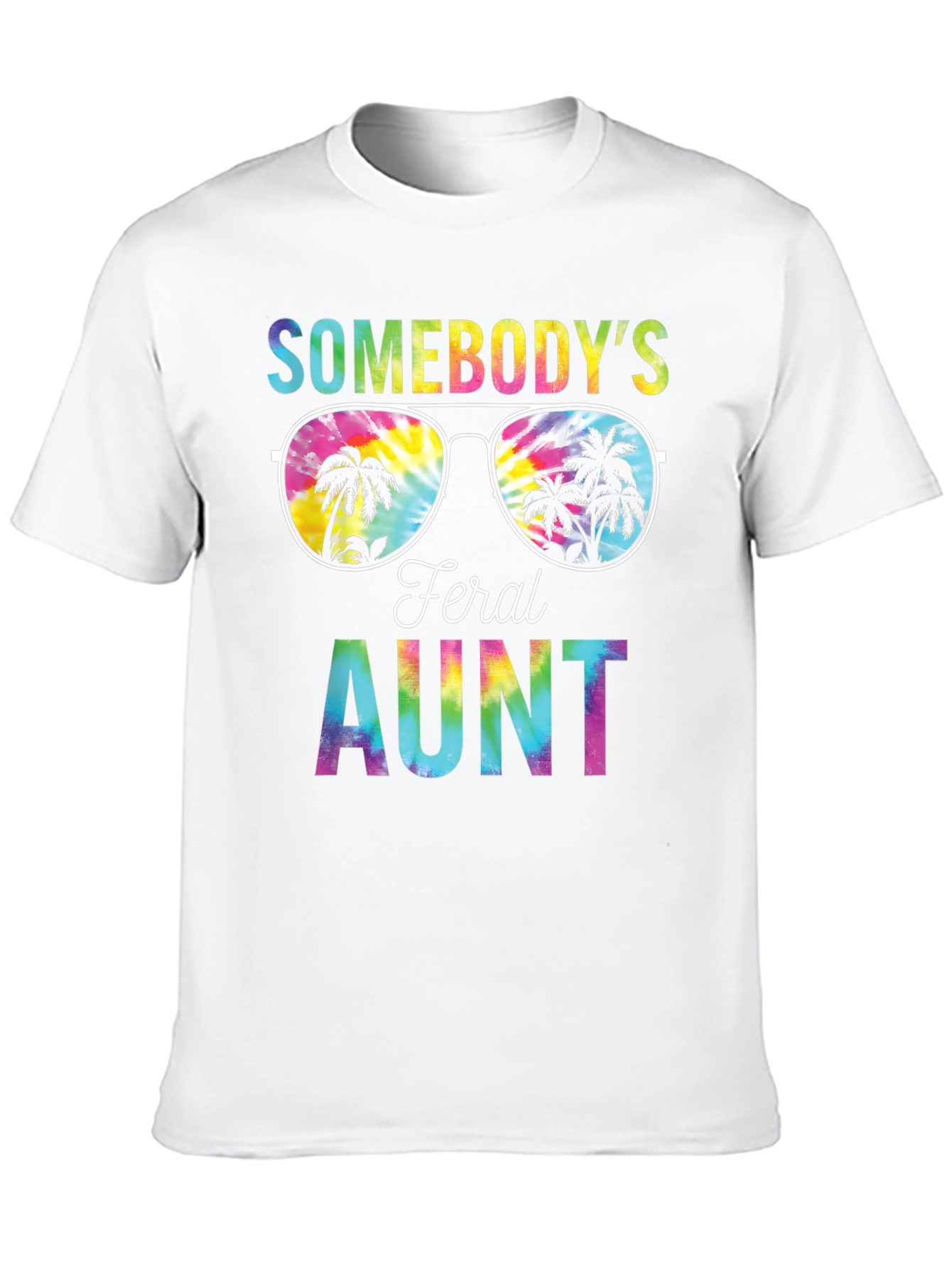 Feral Aunt Tie-Dye Graphic Tee