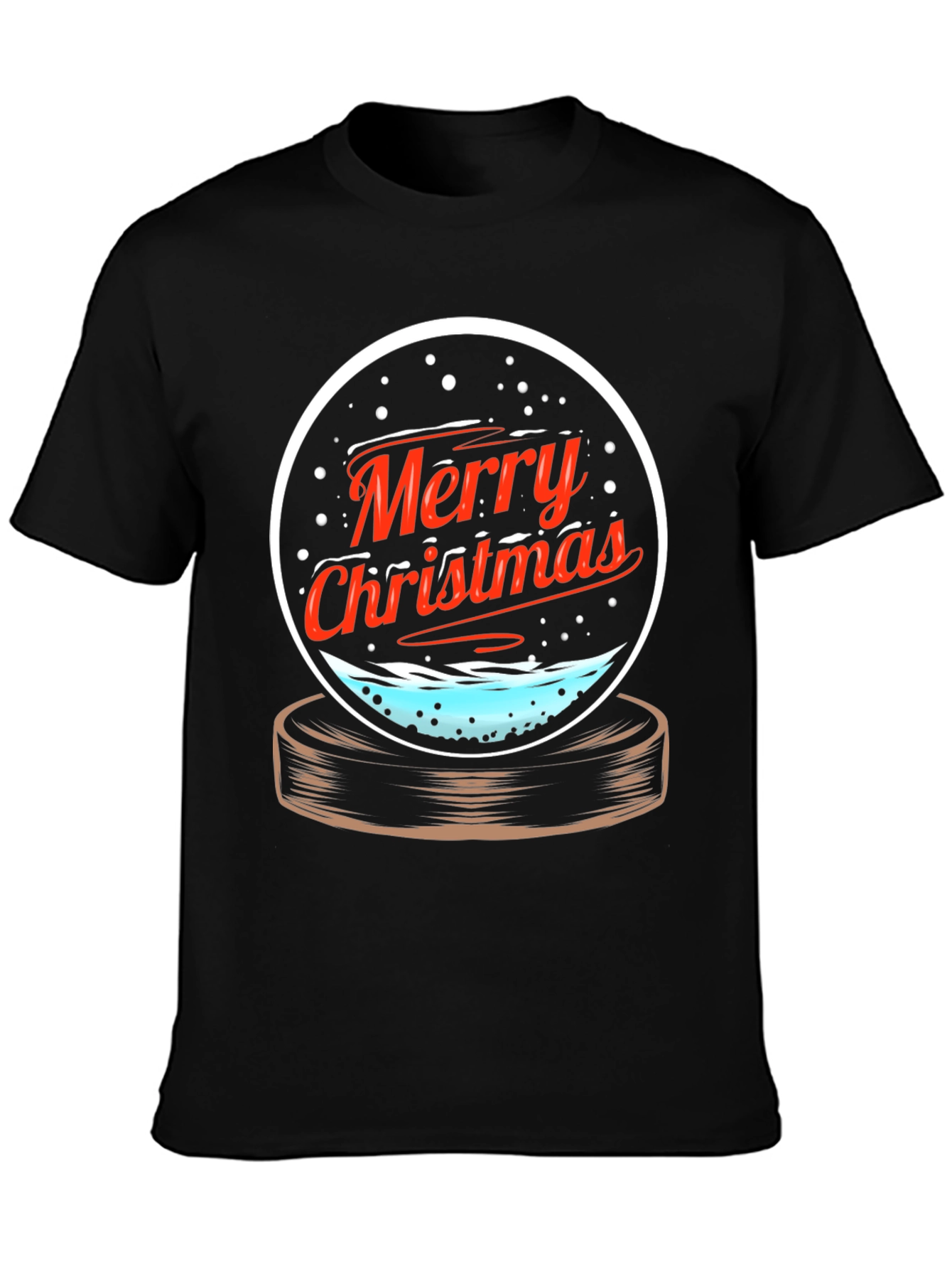 Merry Christmas Snow Globe T-Shirt