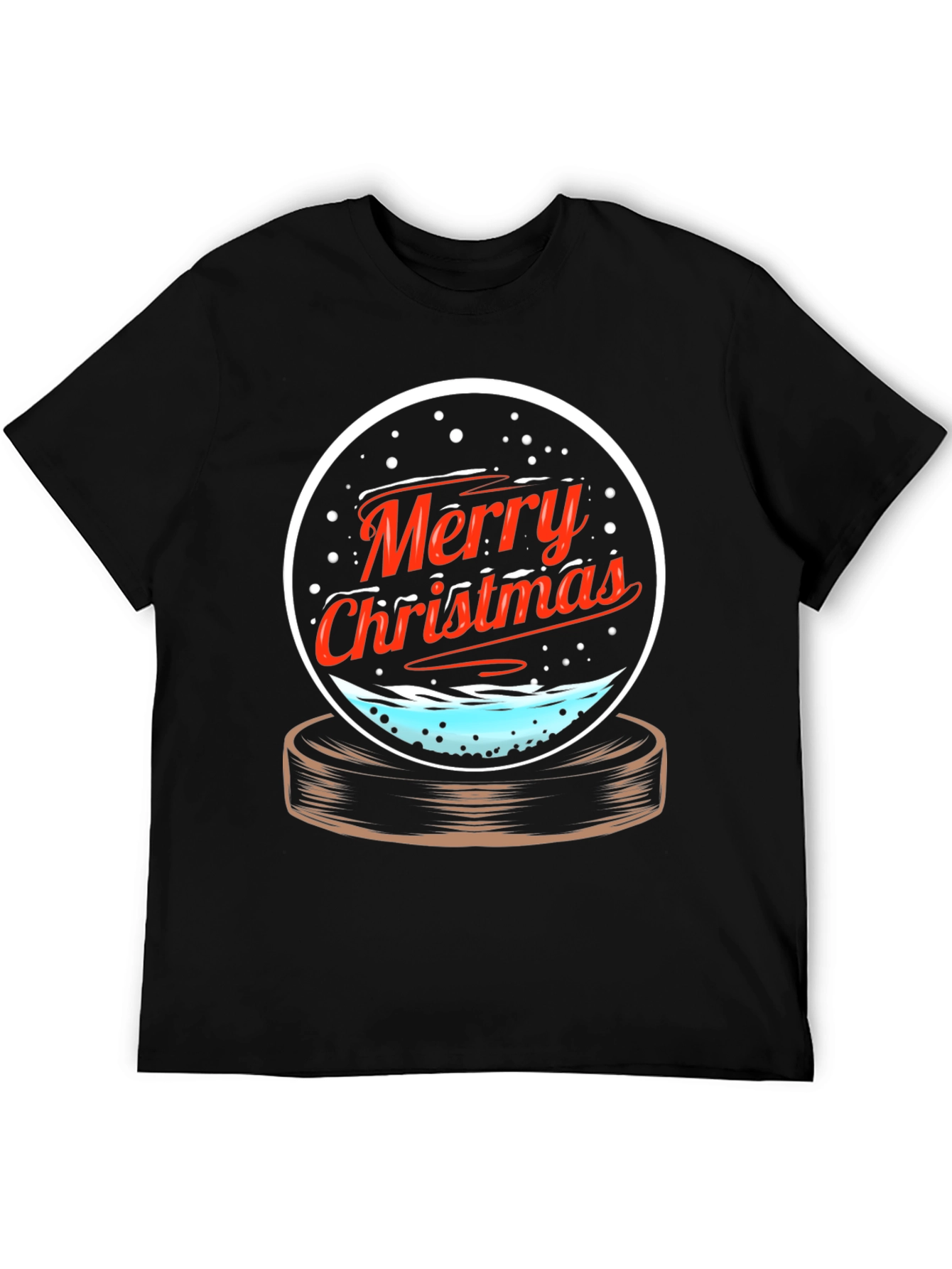 Merry Christmas Snow Globe T-Shirt