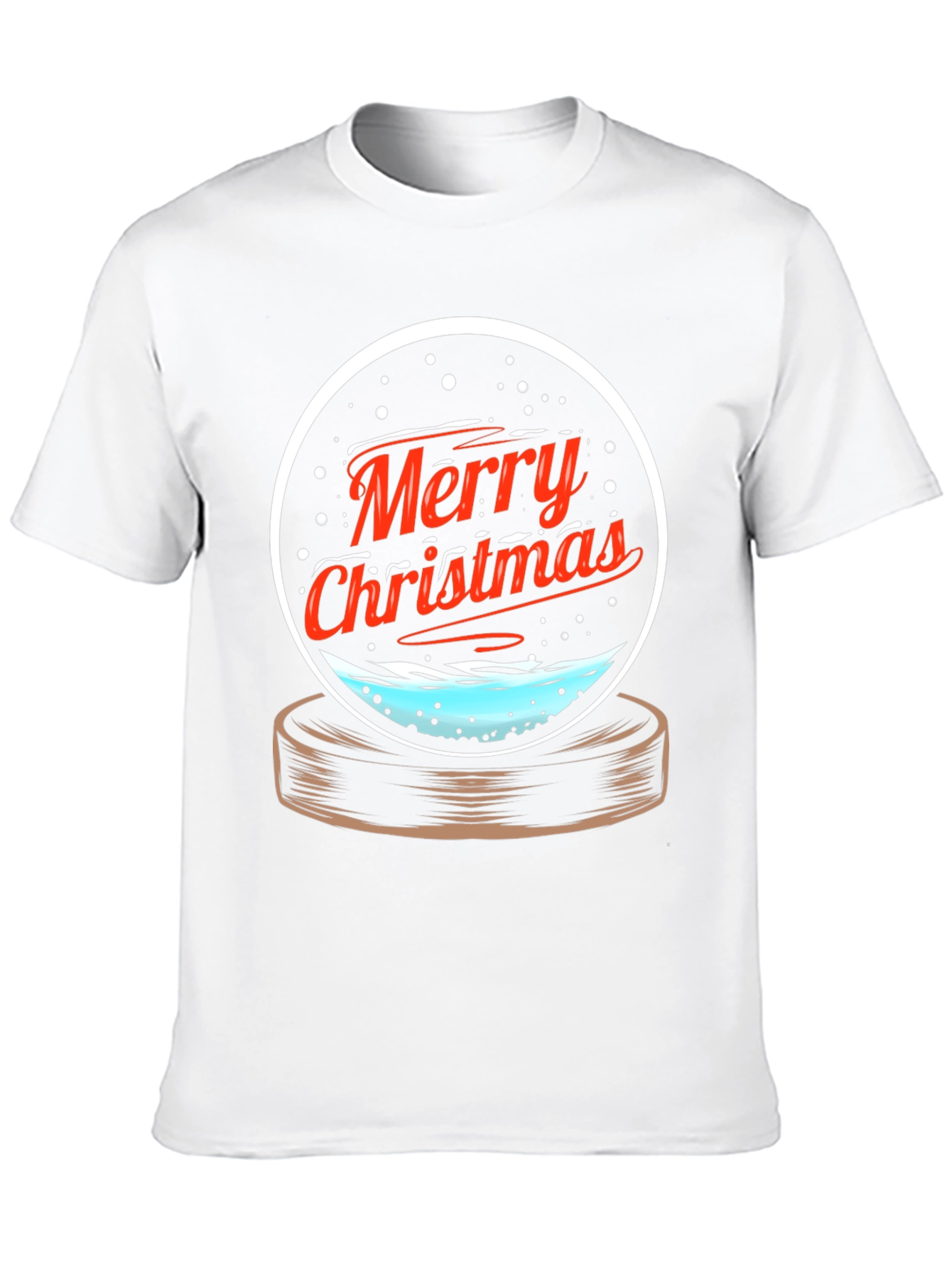 Merry Christmas Snow Globe T-Shirt
