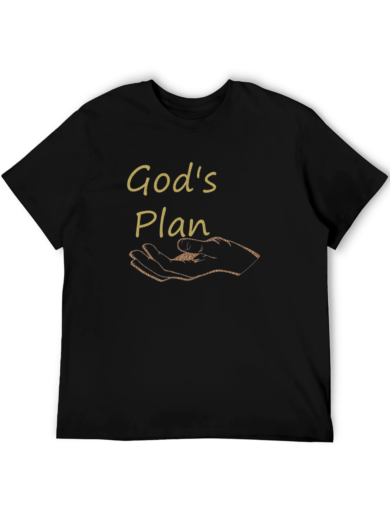 Gods Plan Black T-Shirt