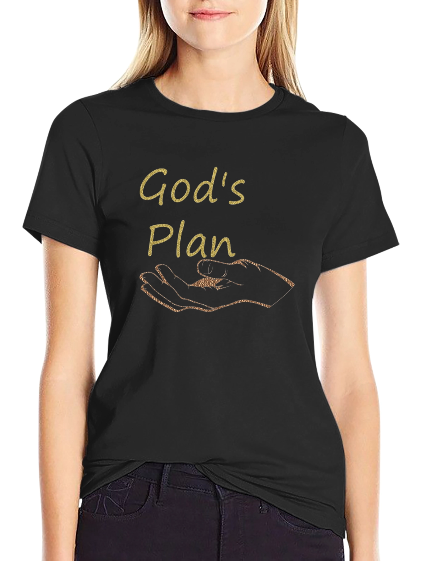 Gods Plan Black T-Shirt