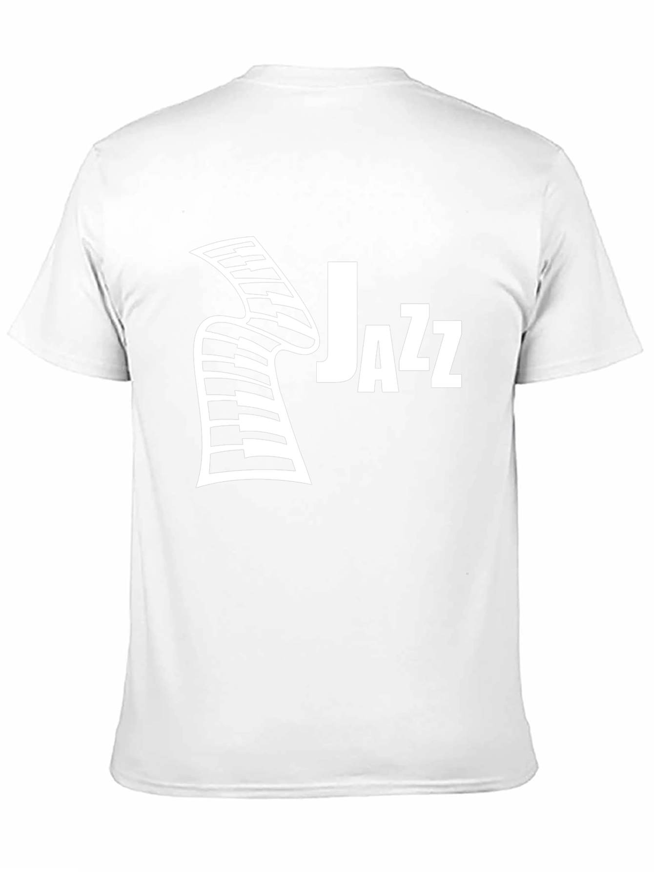 Jazz Music Graphic T-Shirt - Black