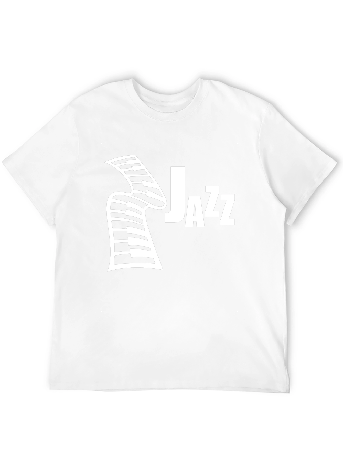 Jazz Music Graphic T-Shirt - Black