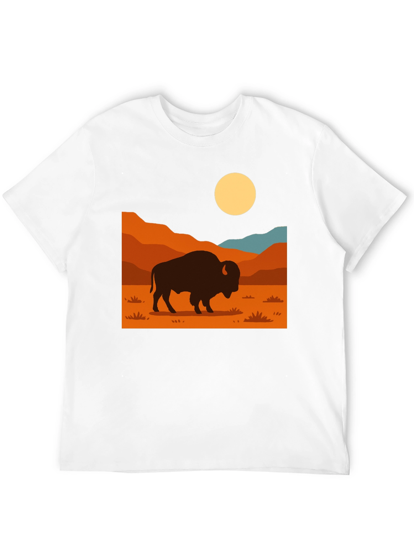 Bison Graphic Tee - Western Style