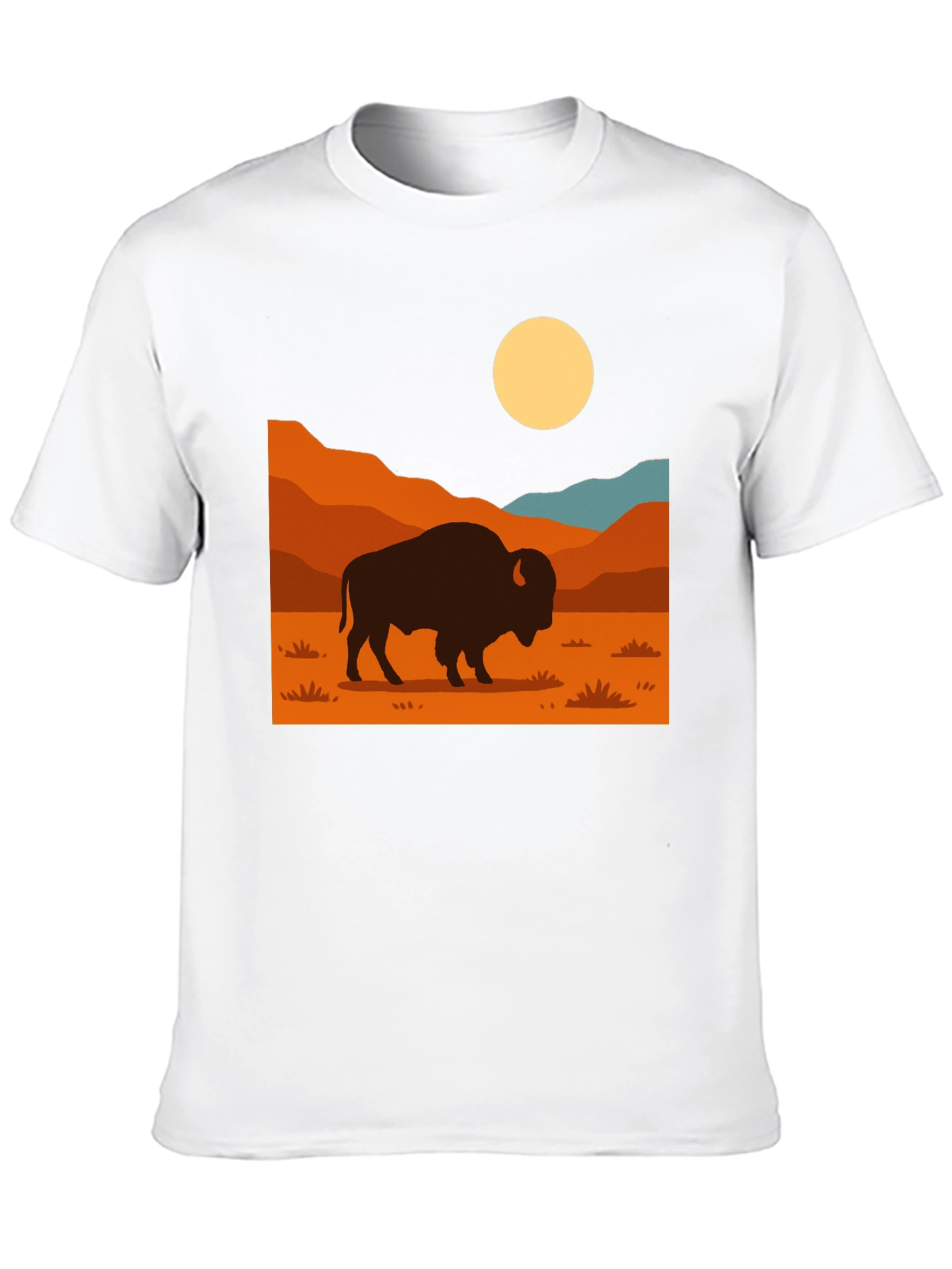 Bison Graphic Tee - Western Style
