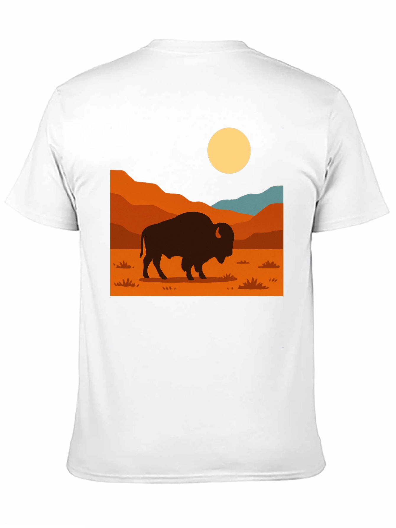 Bison Graphic Tee - Western Style