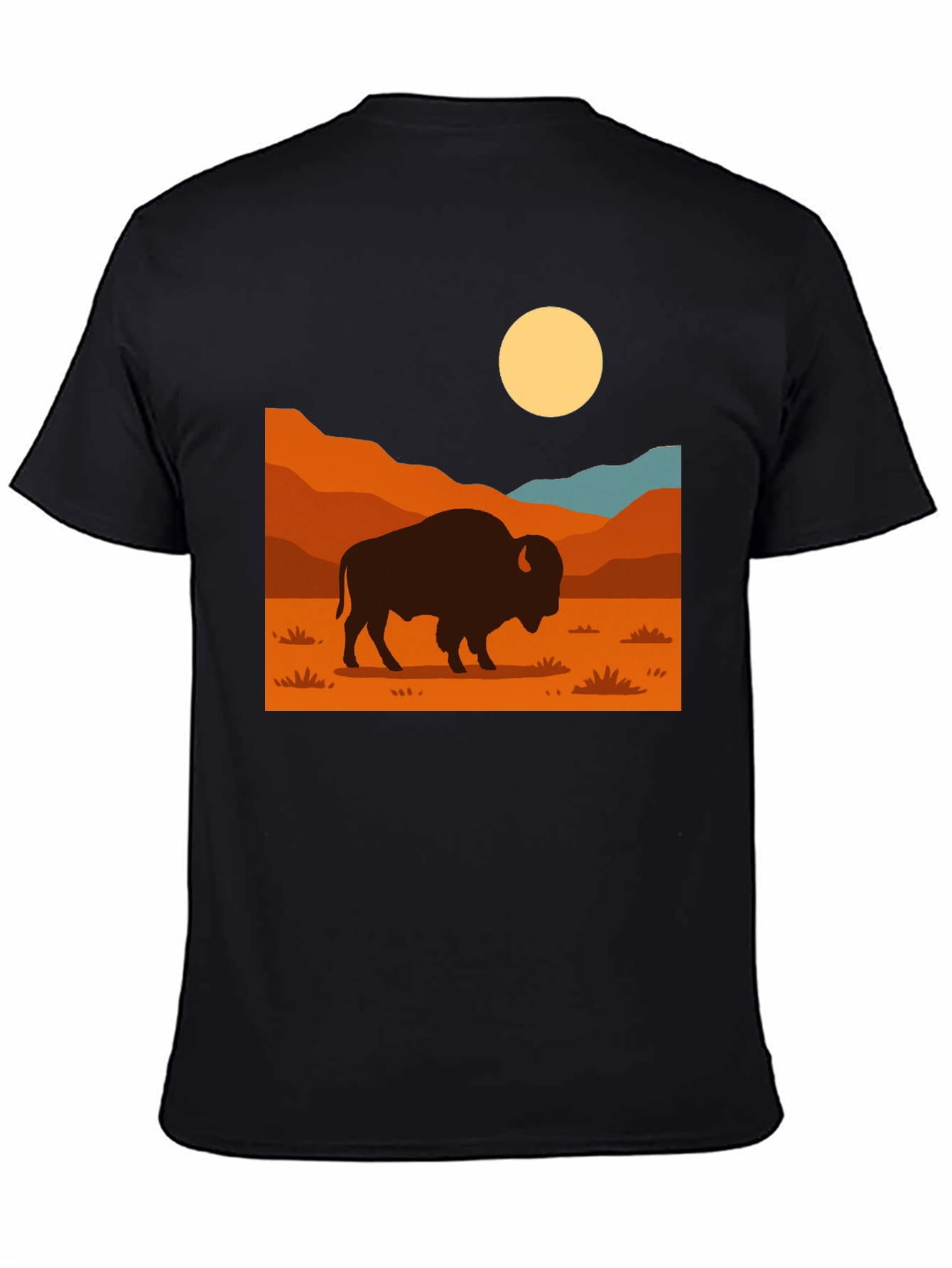 Bison Graphic Tee - Western Style