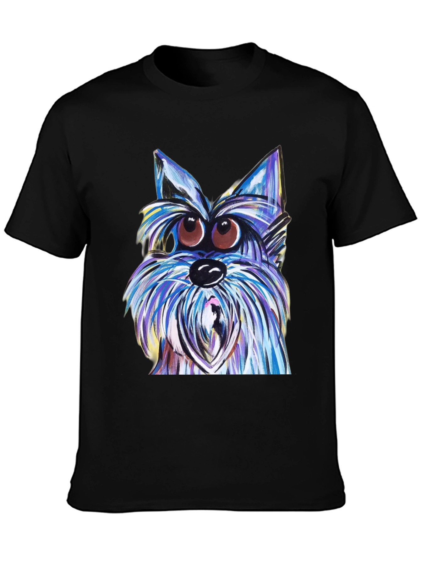 Dog Graphic T-Shirt - Unique Artistic Design