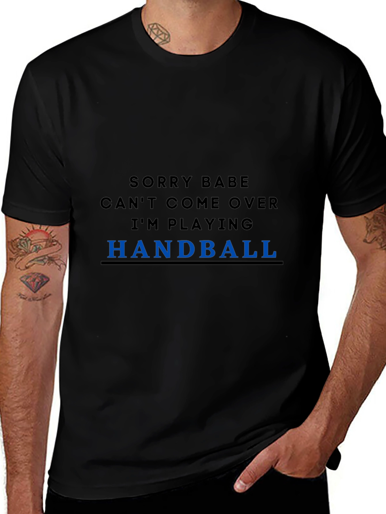 Funny Handball T-Shirt - Sorry Babe Im Playing