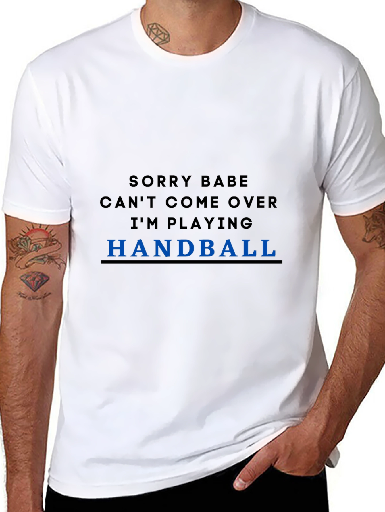 Funny Handball T-Shirt - Sorry Babe Im Playing