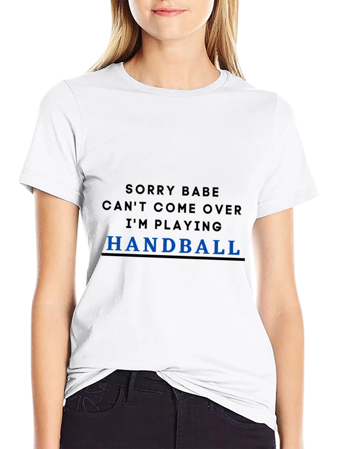 Funny Handball T-Shirt - Sorry Babe Im Playing