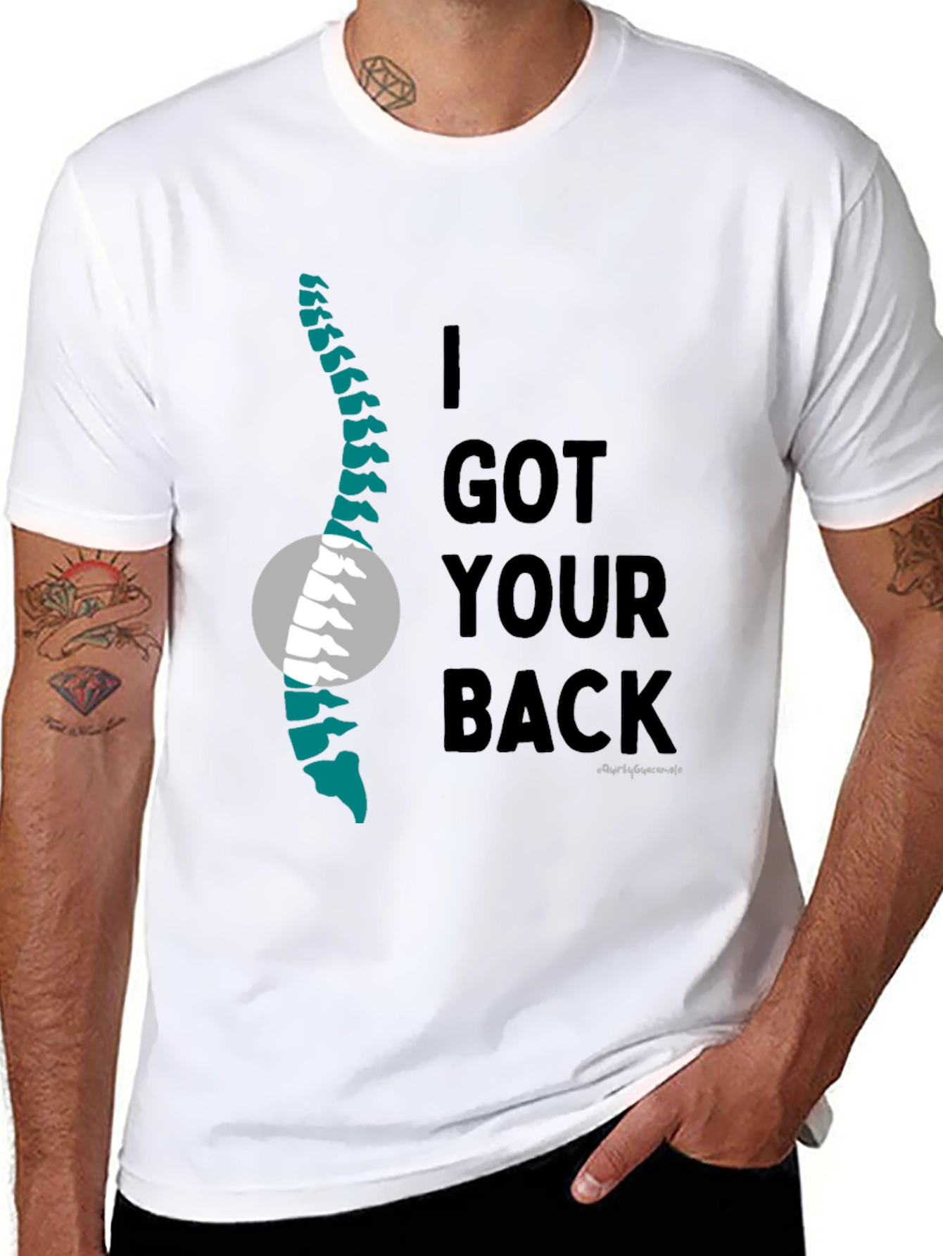 I Got Your Back Spine Graphic T-Shirt