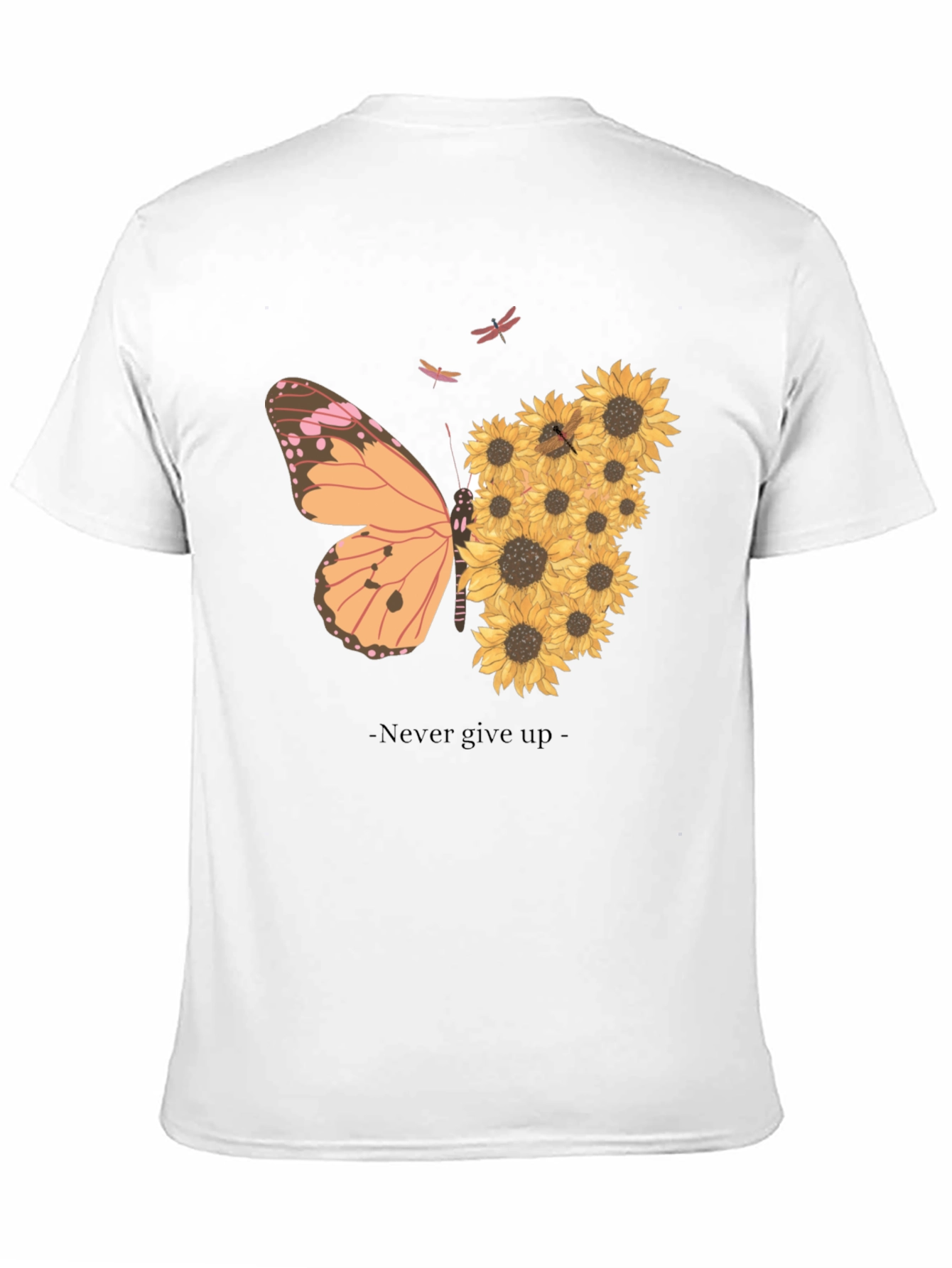 Butterfly Sunflower Graphic Tee