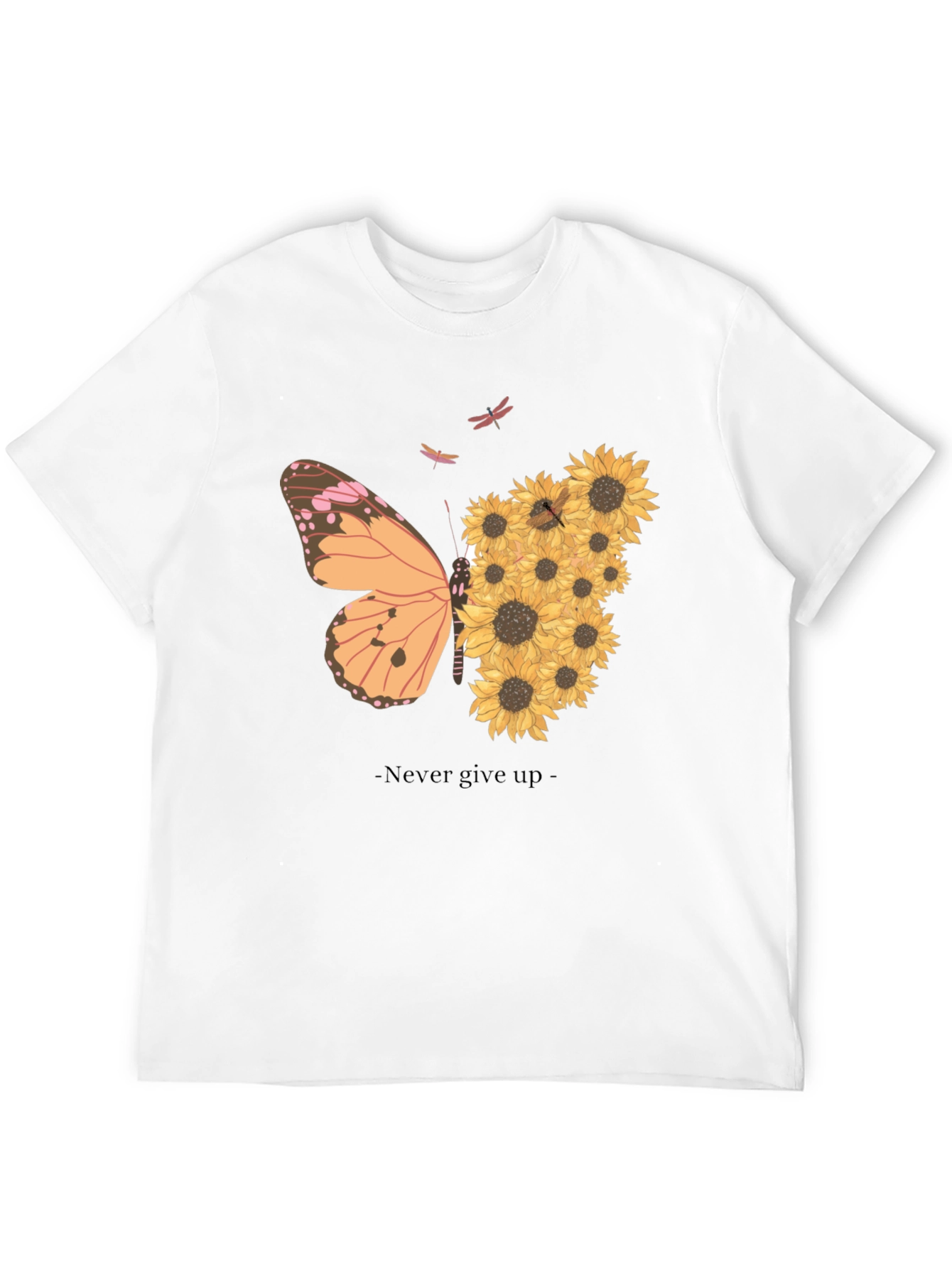 Butterfly Sunflower Graphic Tee