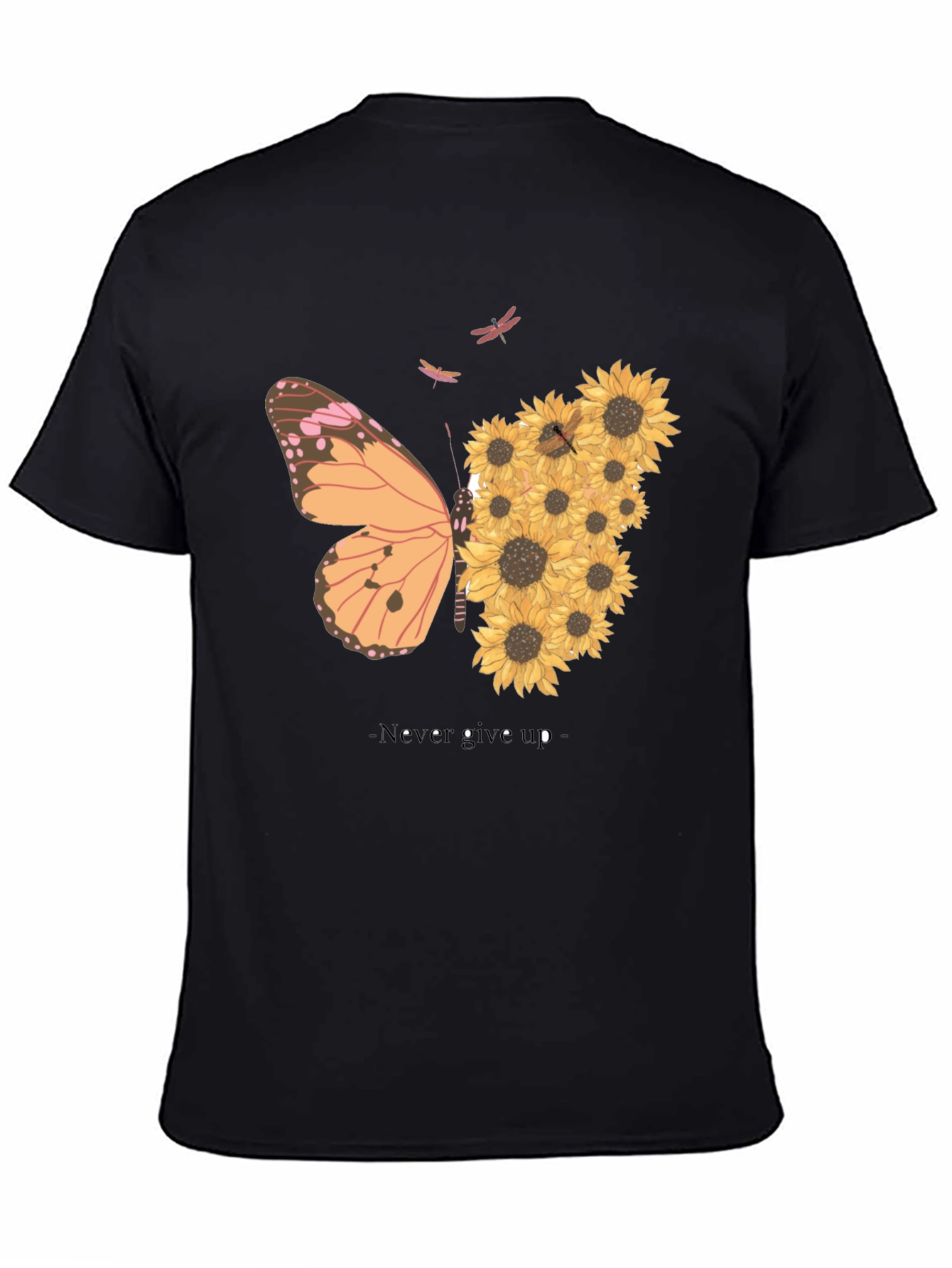 Butterfly Sunflower Graphic Tee