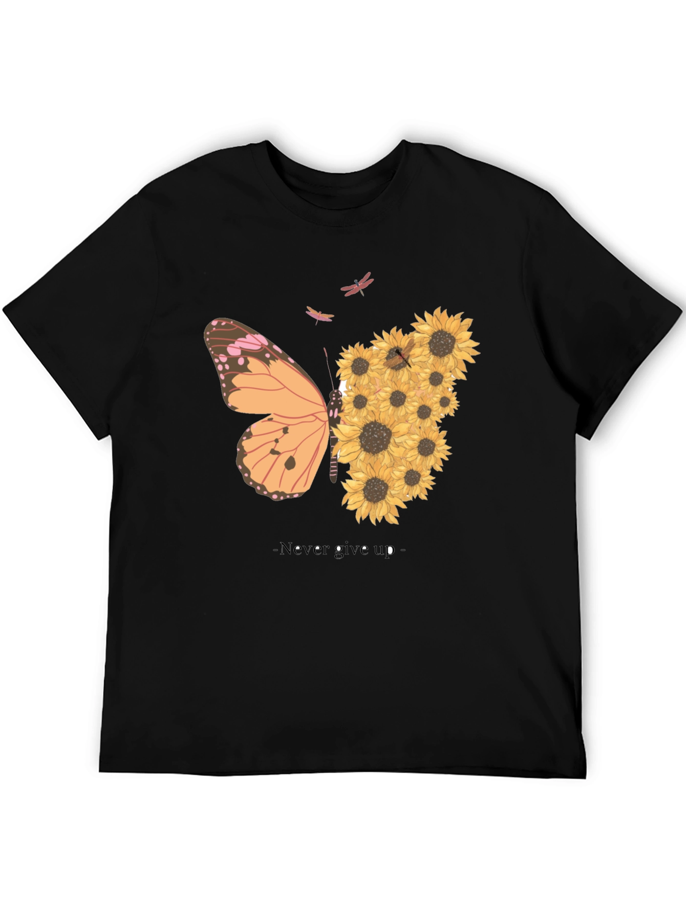 Butterfly Sunflower Graphic Tee