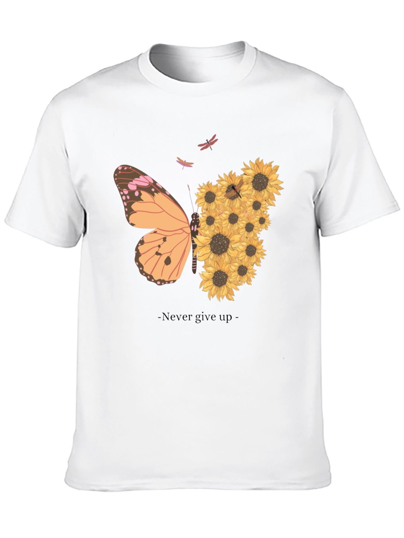 Butterfly Sunflower Graphic Tee