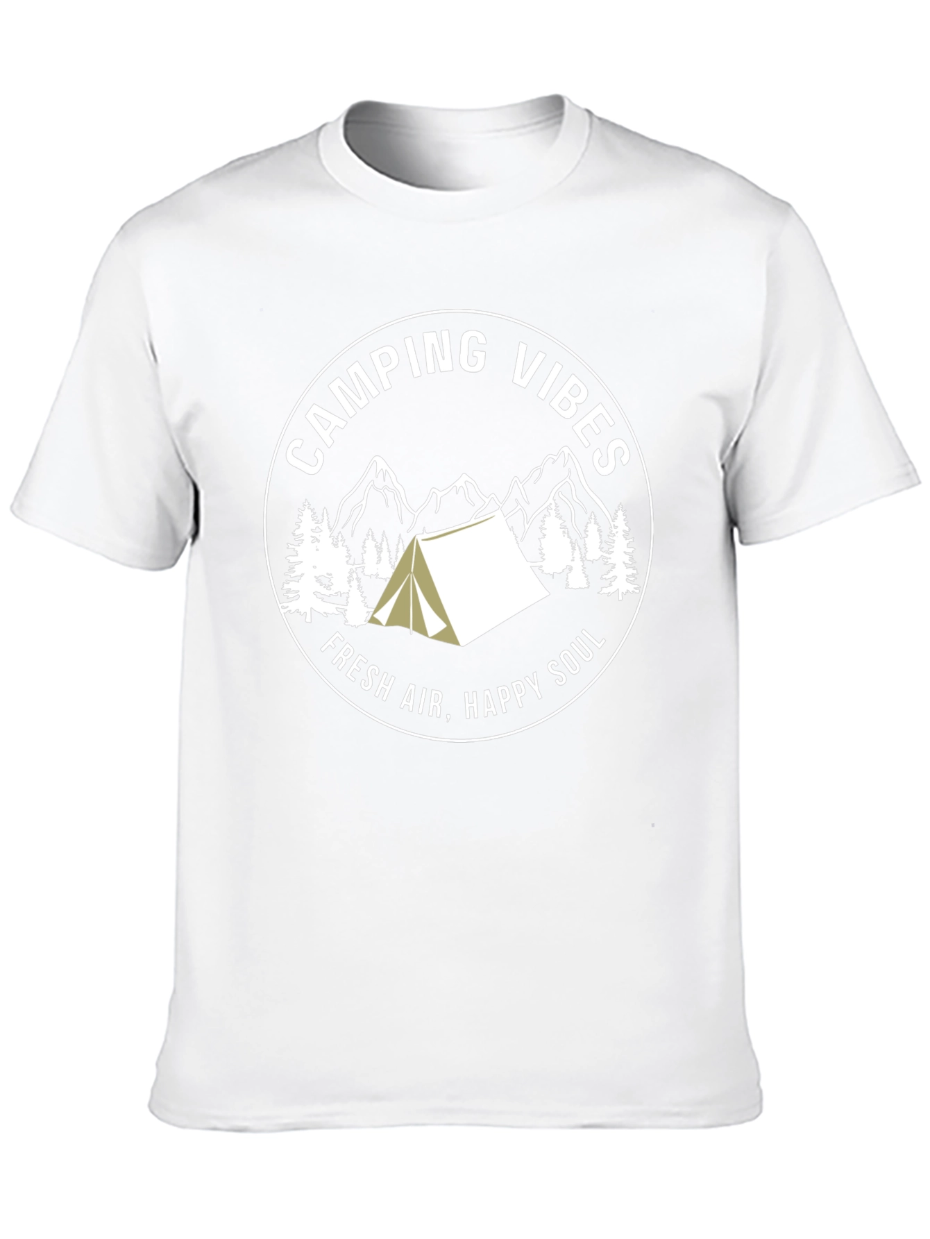 Camping Vibes Graphic Tee - Fresh Air Happy Soul