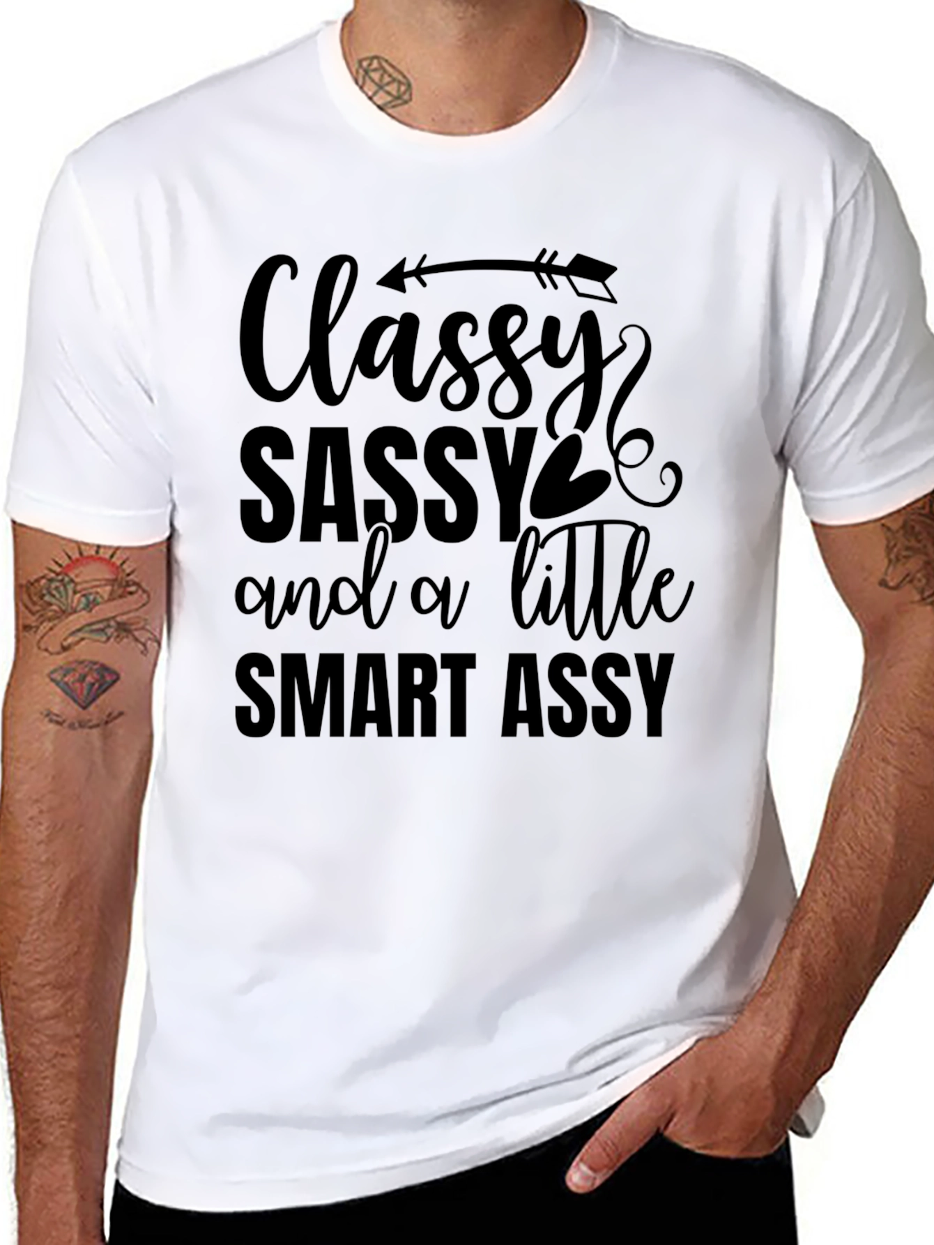 Classy Sassy Funny Graphic Tee