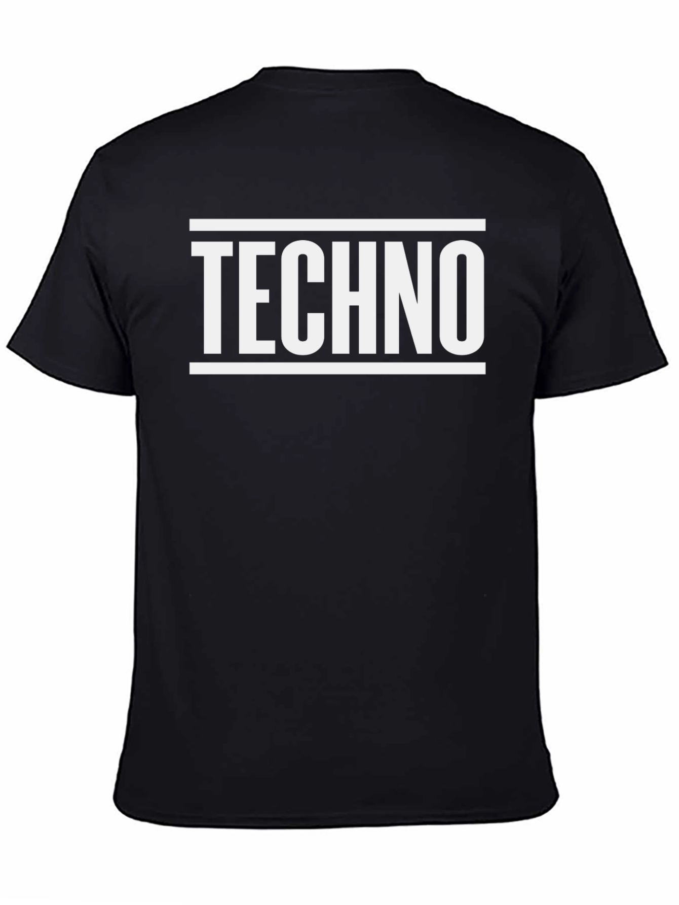 Techno Music T-Shirt - Stylish Black Tee