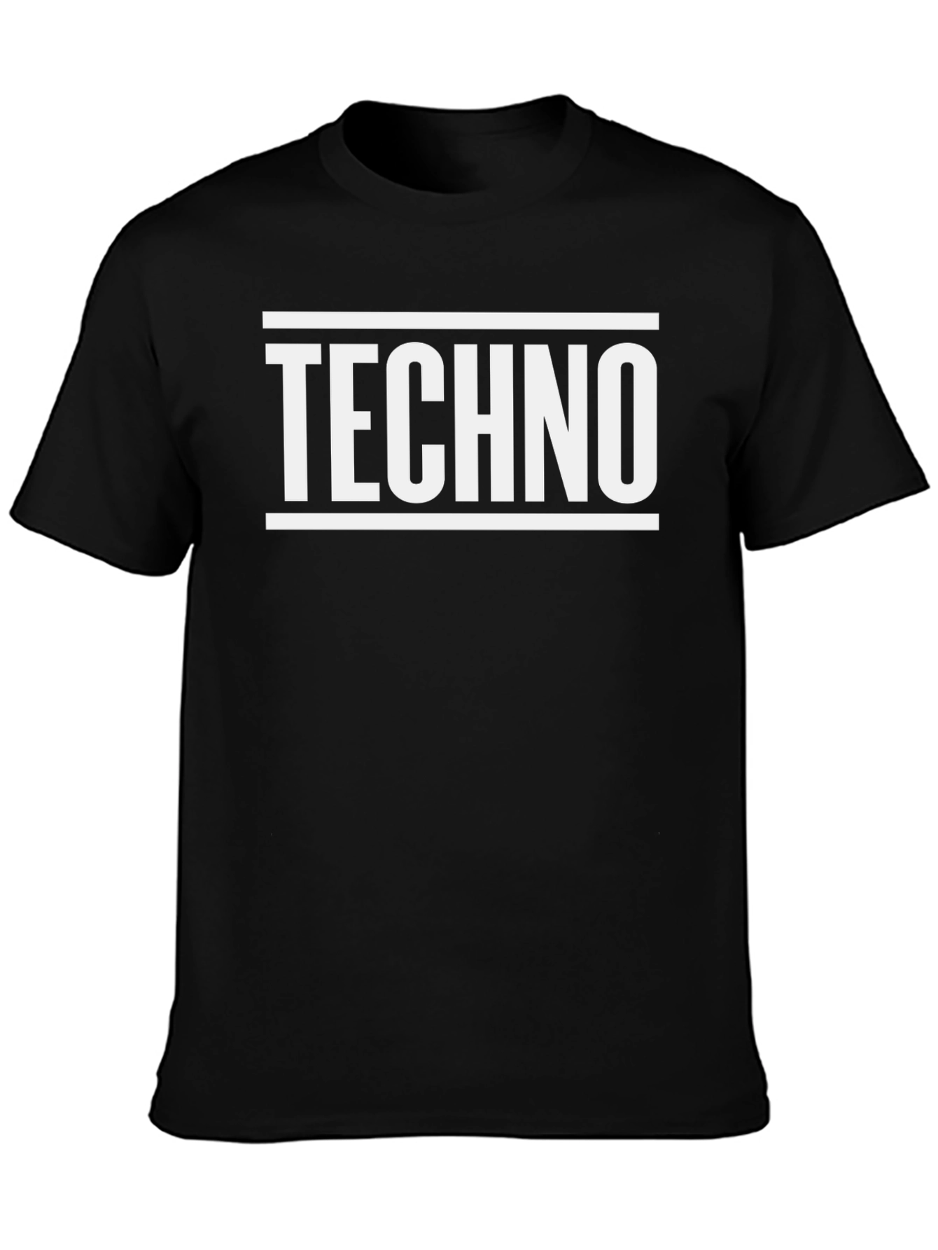 Techno Music T-Shirt - Stylish Black Tee