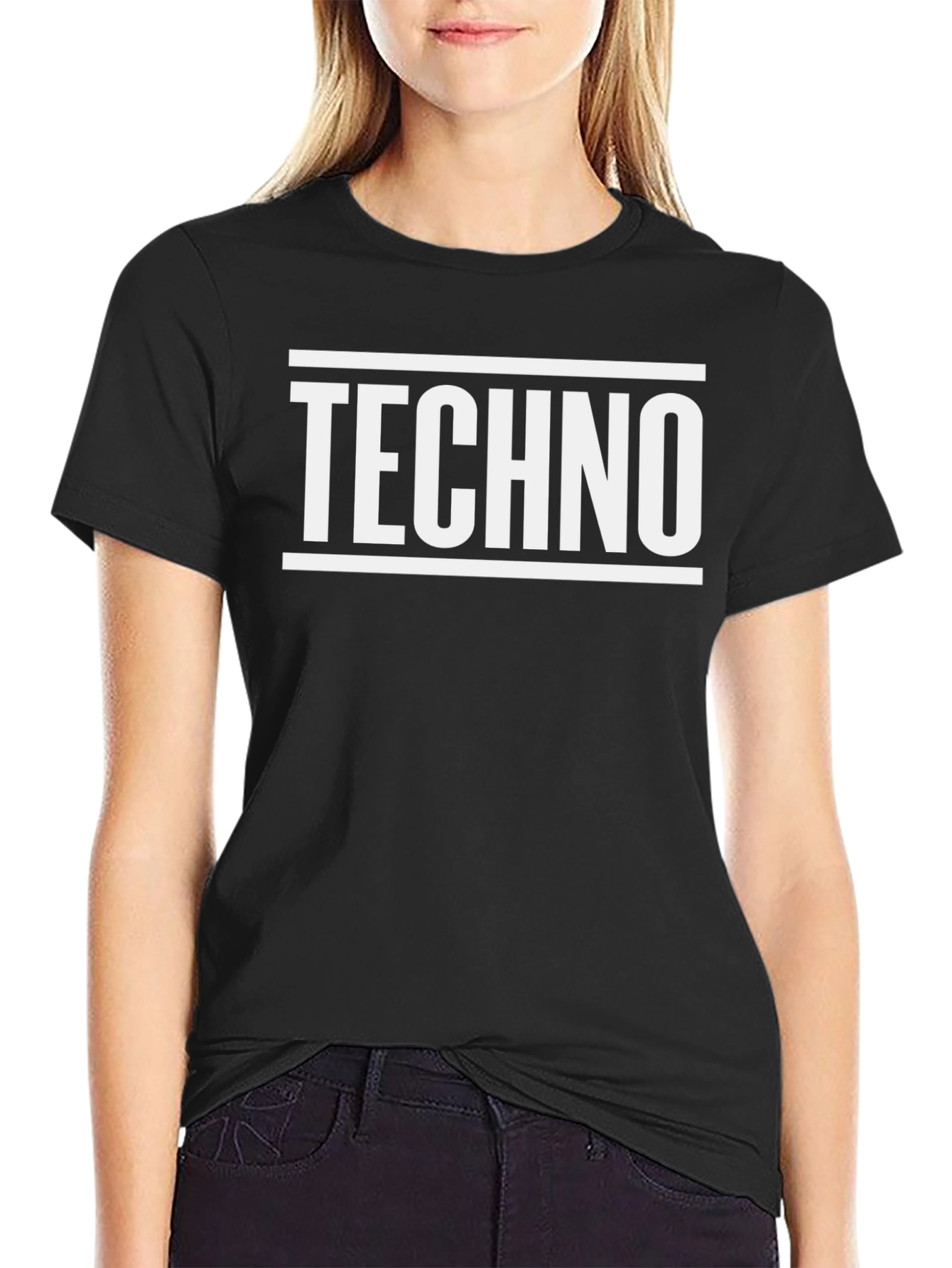 Techno Music T-Shirt - Stylish Black Tee