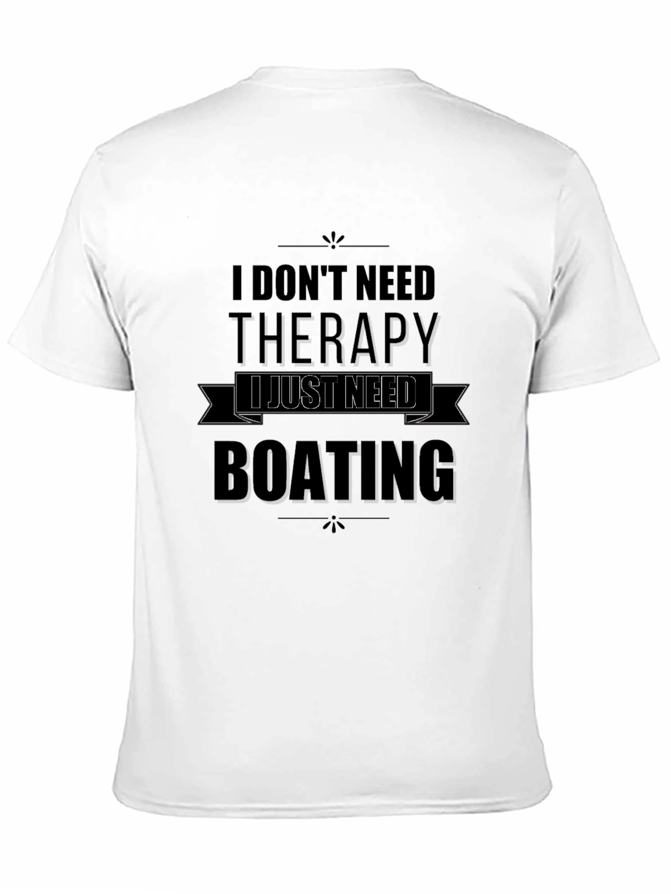Boating Therapy Graphic Tee - Black