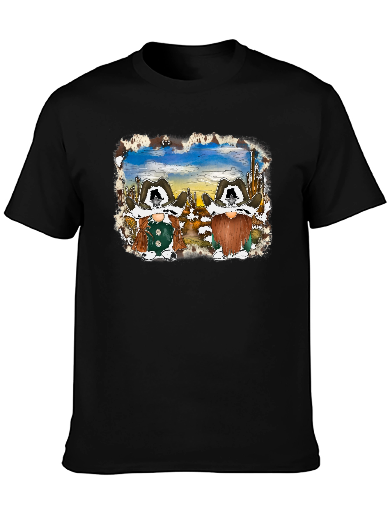 Cowboy Gnome Graphic T-Shirt