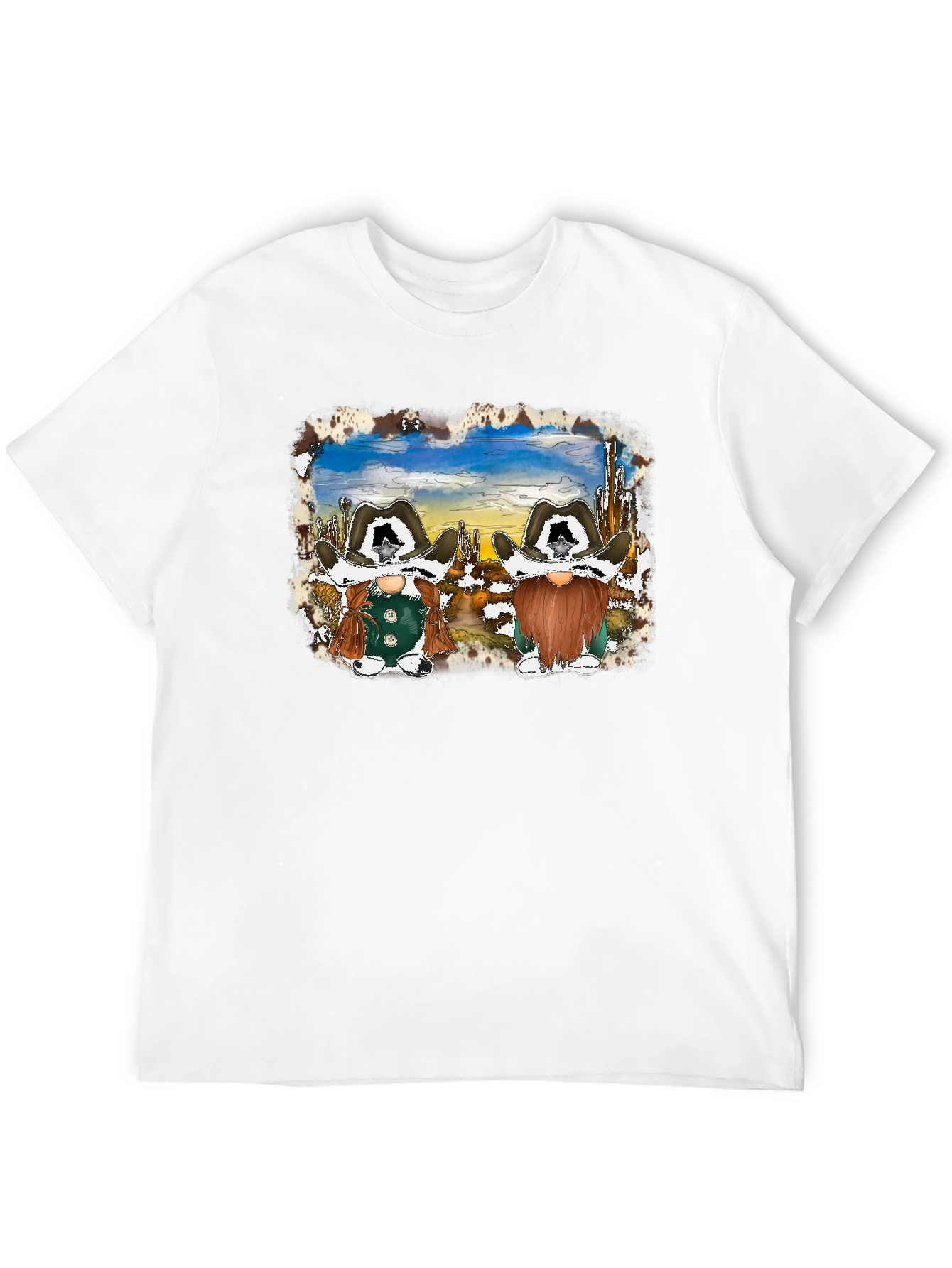 Cowboy Gnome Graphic T-Shirt