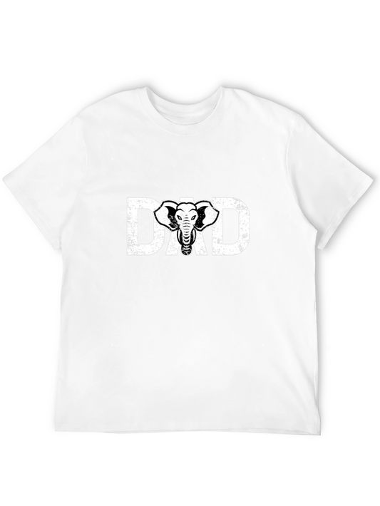 Dad Elephant Graphic T-Shirt