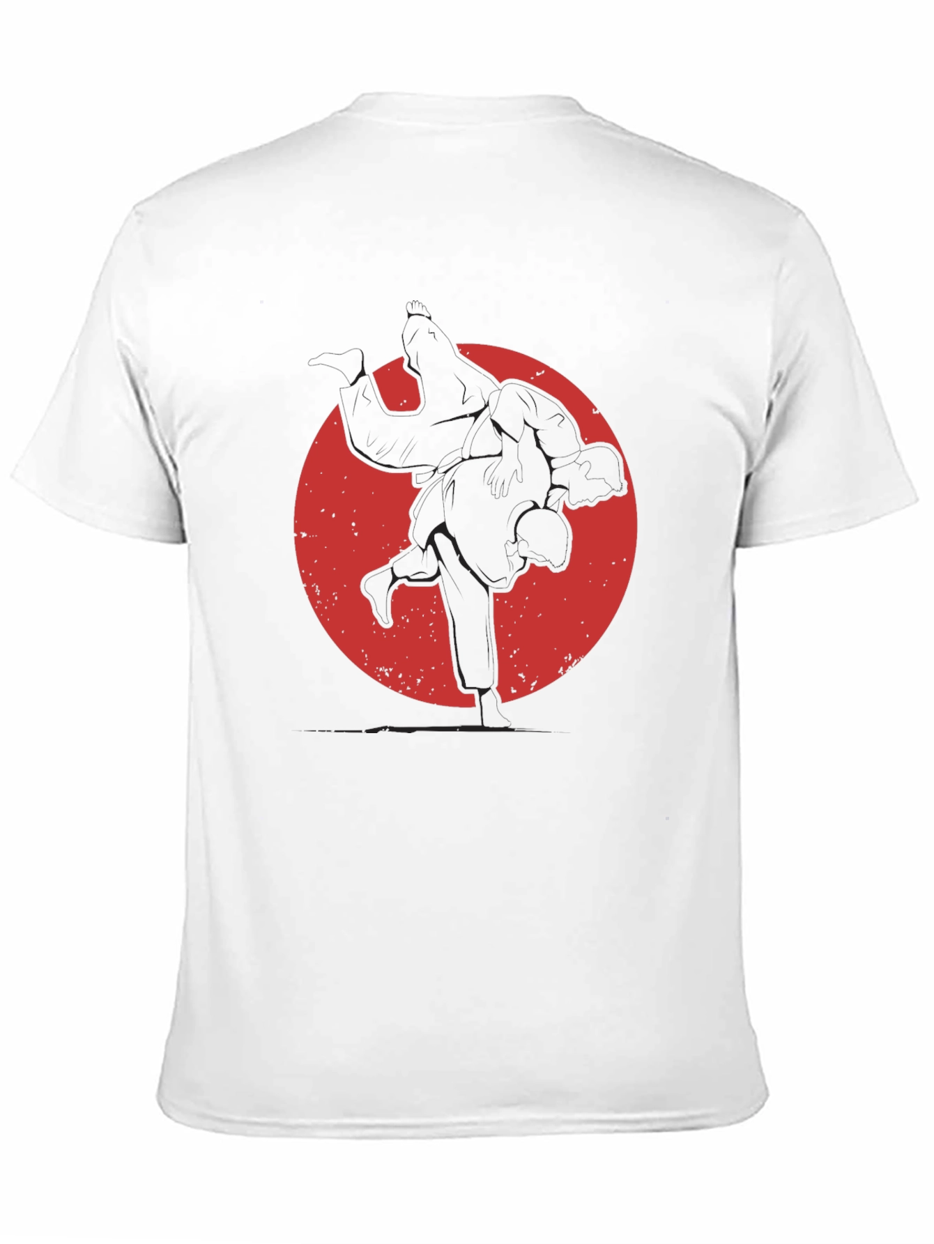 Judo Silhouette Graphic Tee - Martial Arts T-Shirt