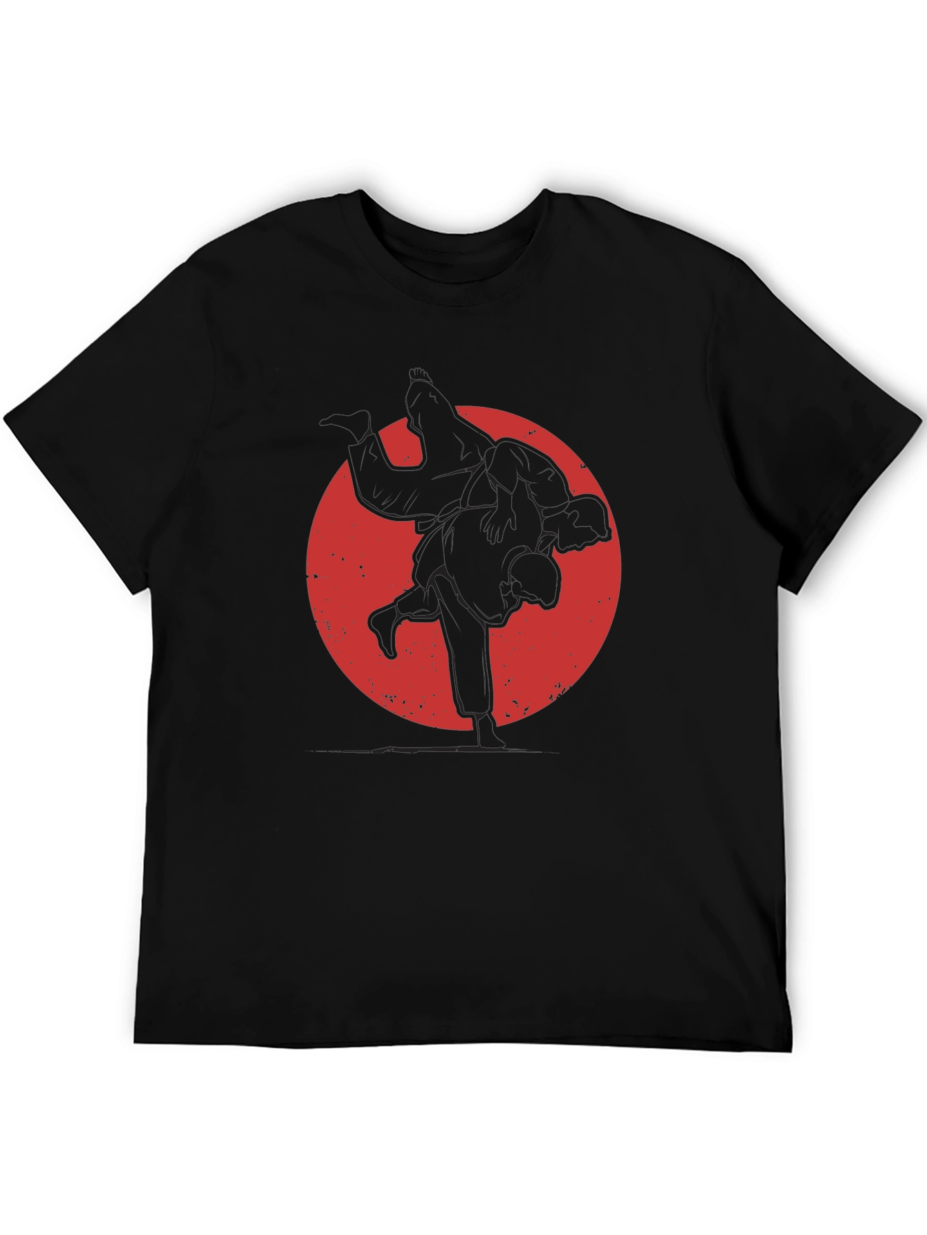 Judo Silhouette Graphic Tee - Martial Arts T-Shirt