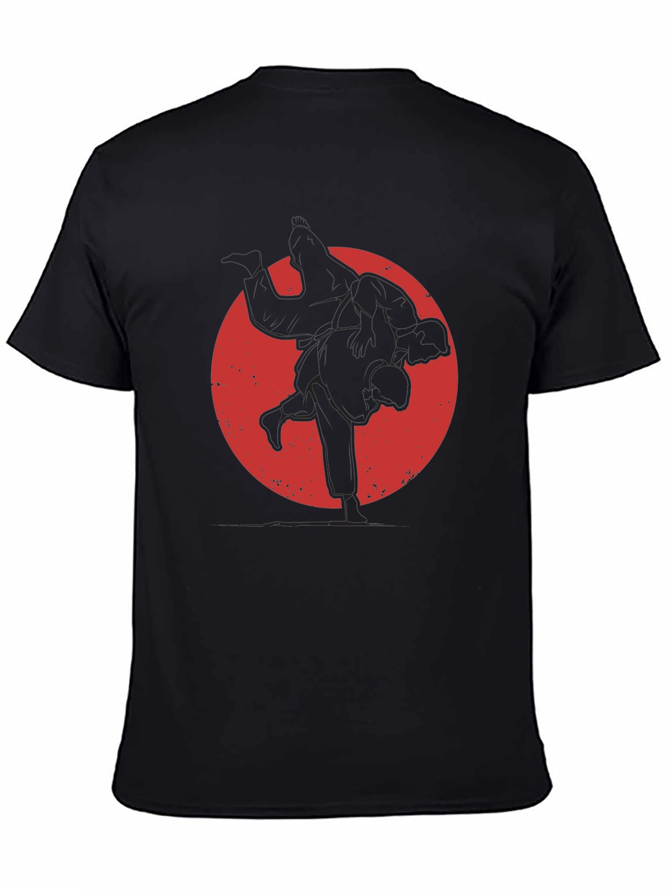 Judo Silhouette Graphic Tee - Martial Arts T-Shirt