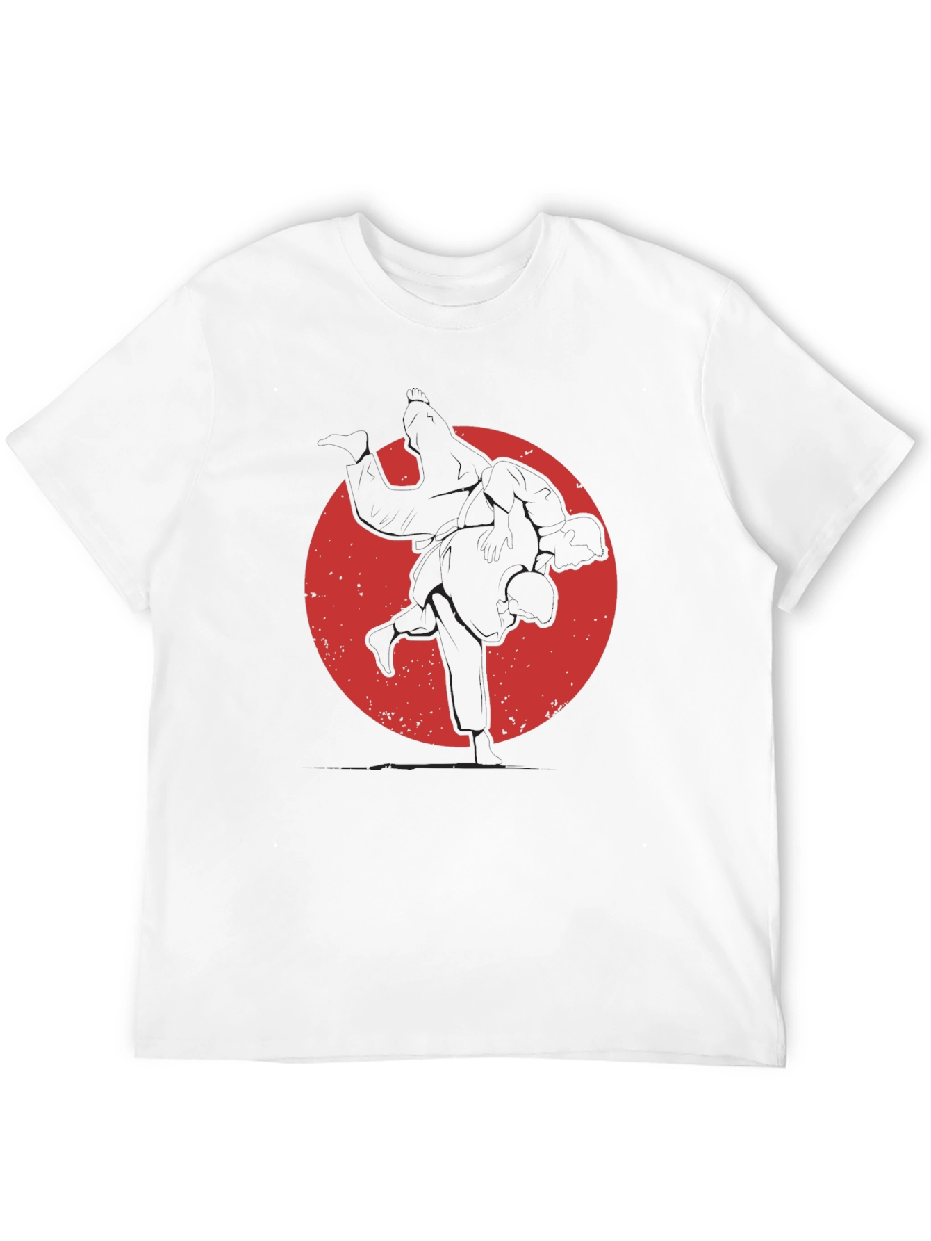 Judo Silhouette Graphic Tee - Martial Arts T-Shirt
