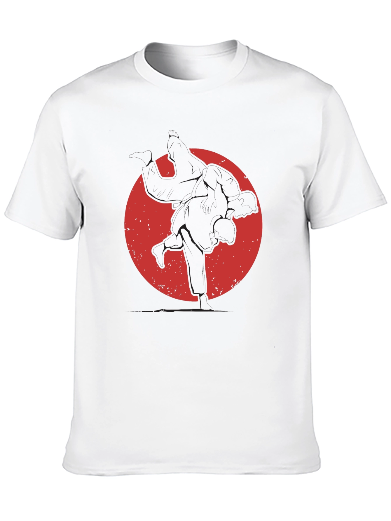 Judo Silhouette Graphic Tee - Martial Arts T-Shirt