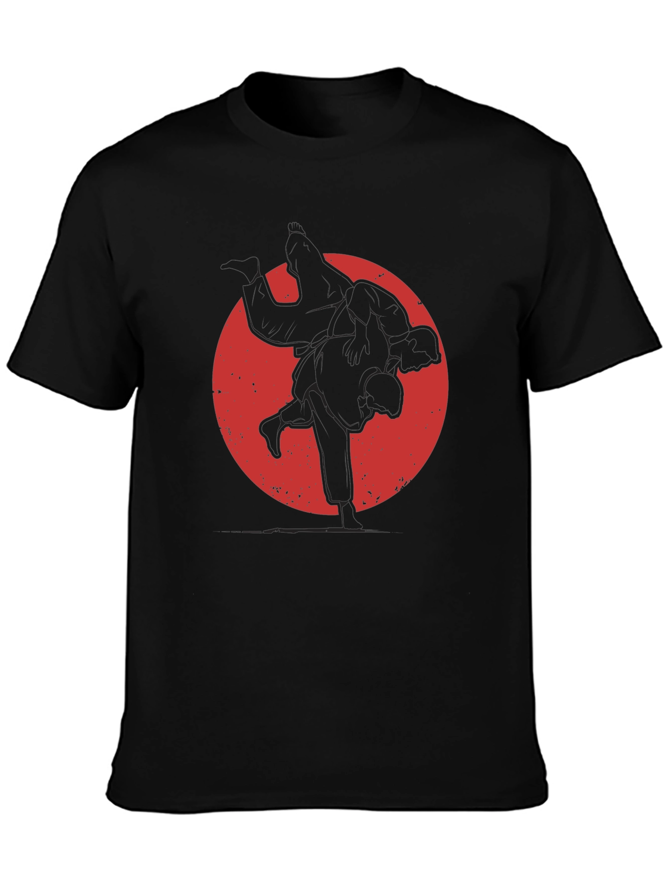 Judo Silhouette Graphic Tee - Martial Arts T-Shirt