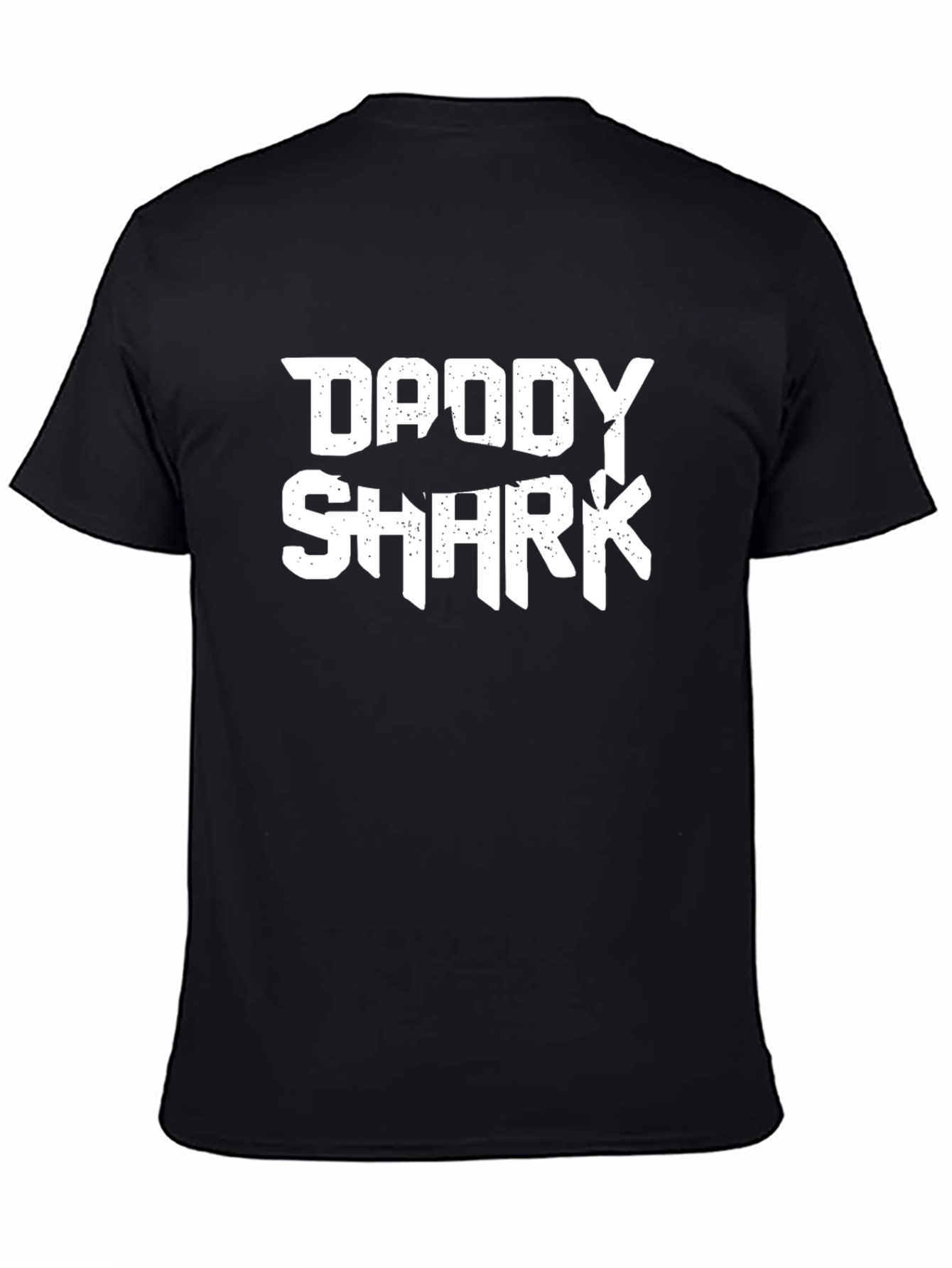 Daddy Shark Black T-Shirt