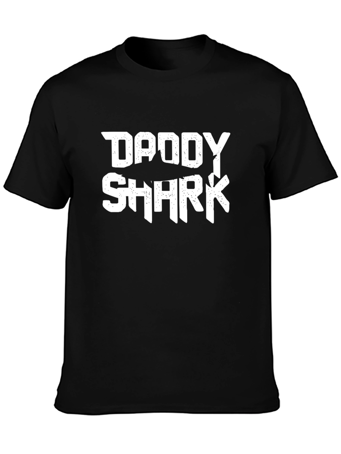 Daddy Shark Black T-Shirt
