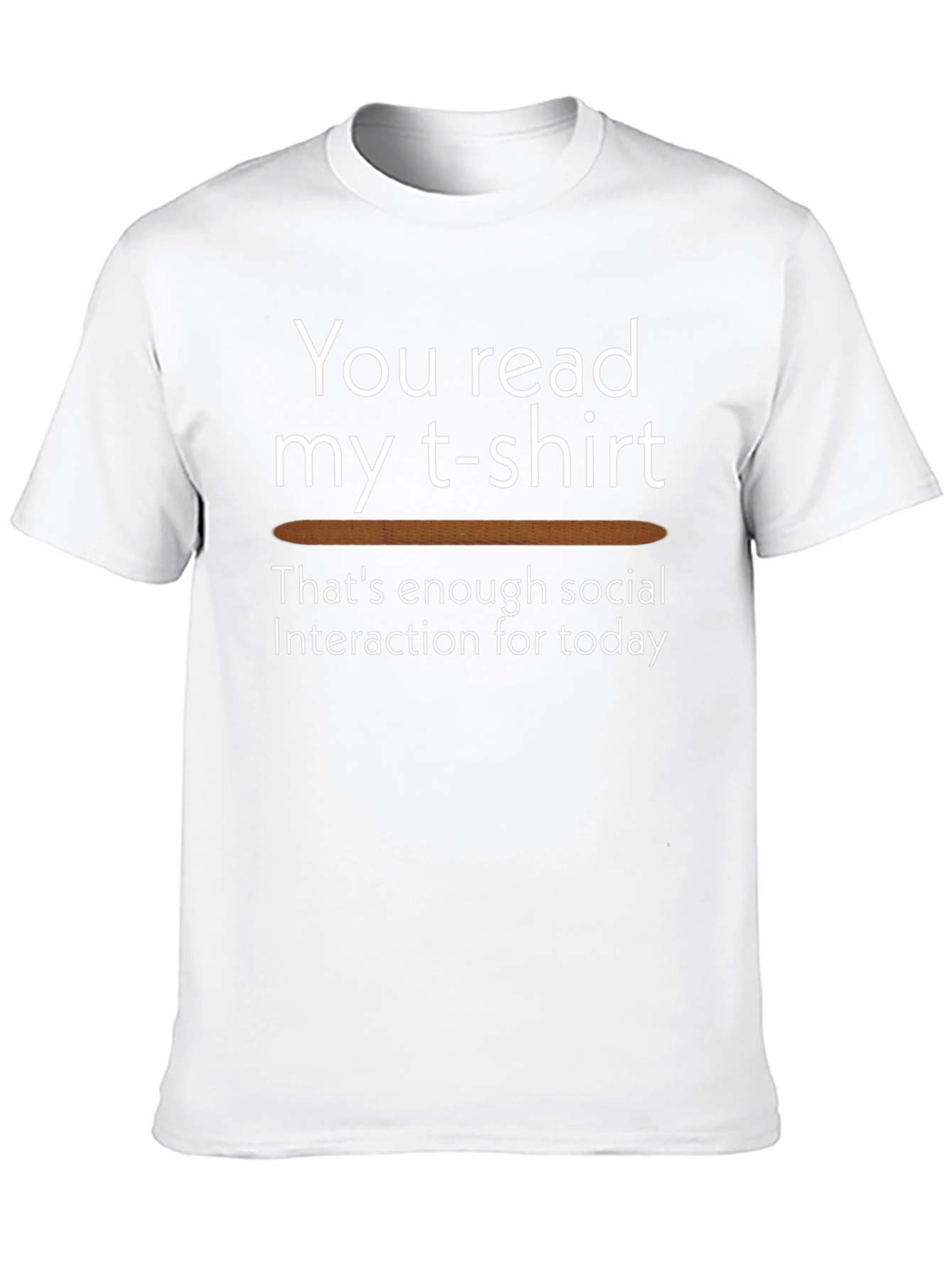 Humorous Graphic Tee - You Read My T-Shirt